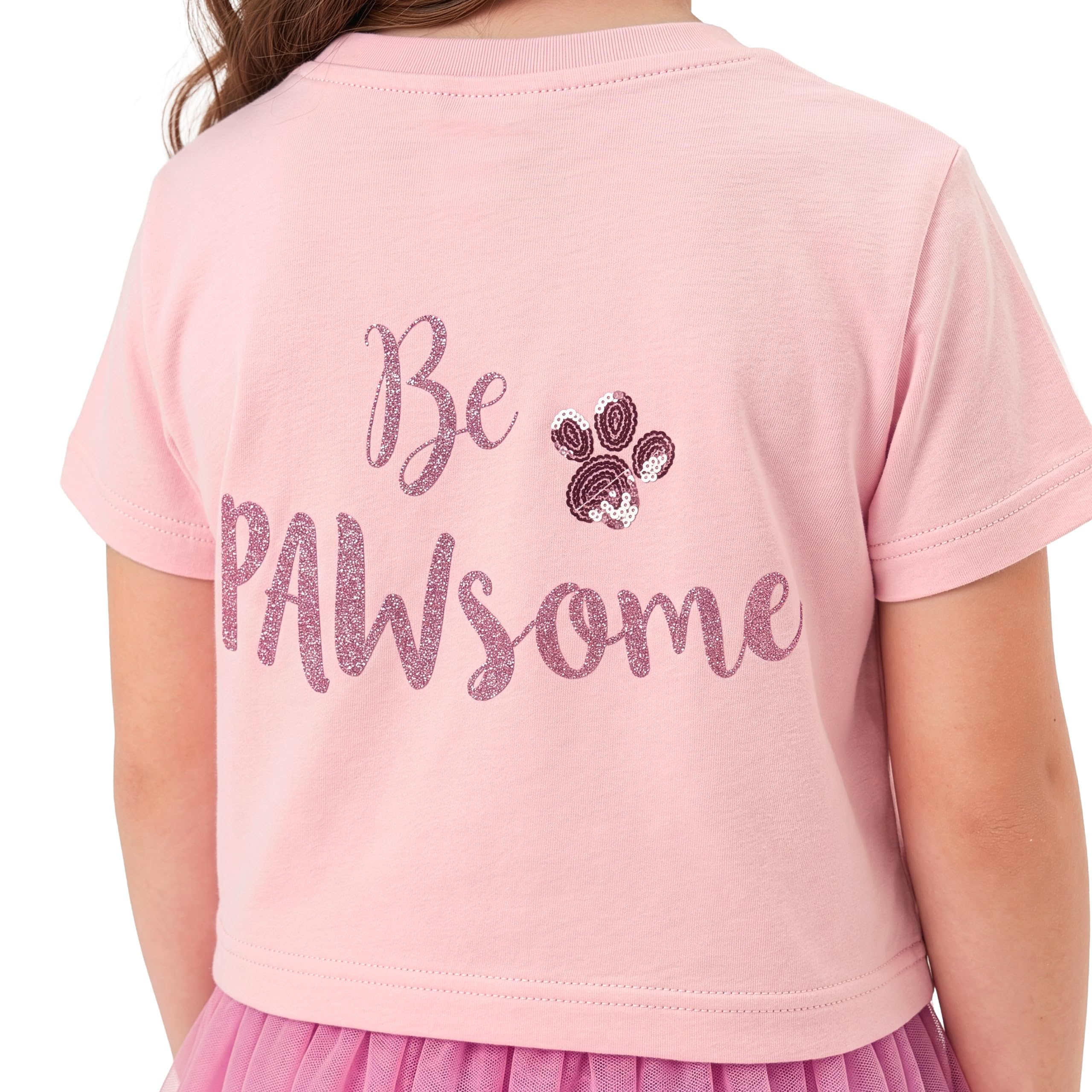 Paw Patrol T Shirt Bambina e Gonna Tutu, Completo 2 Pezzi Skye, Liberty ed Everest, Abbigliamento Bambina Estate