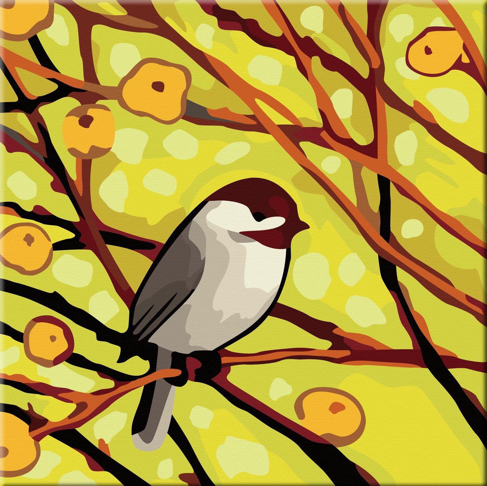 Karribi Paint by Numbers Kit for Adults and Children - Spring Birds Series (Bird I)