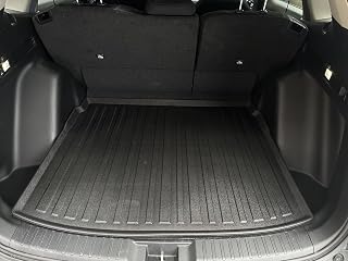 Premium Cargo Liner for Honda CR-V 2023-2024 -100% Protection - Custom Fit Car Trunk Mat - Easy-to-Wash & All-Season Black Cargo Mat - Laser Measured Trunk Liners for Honda CR V (Upper Deck)