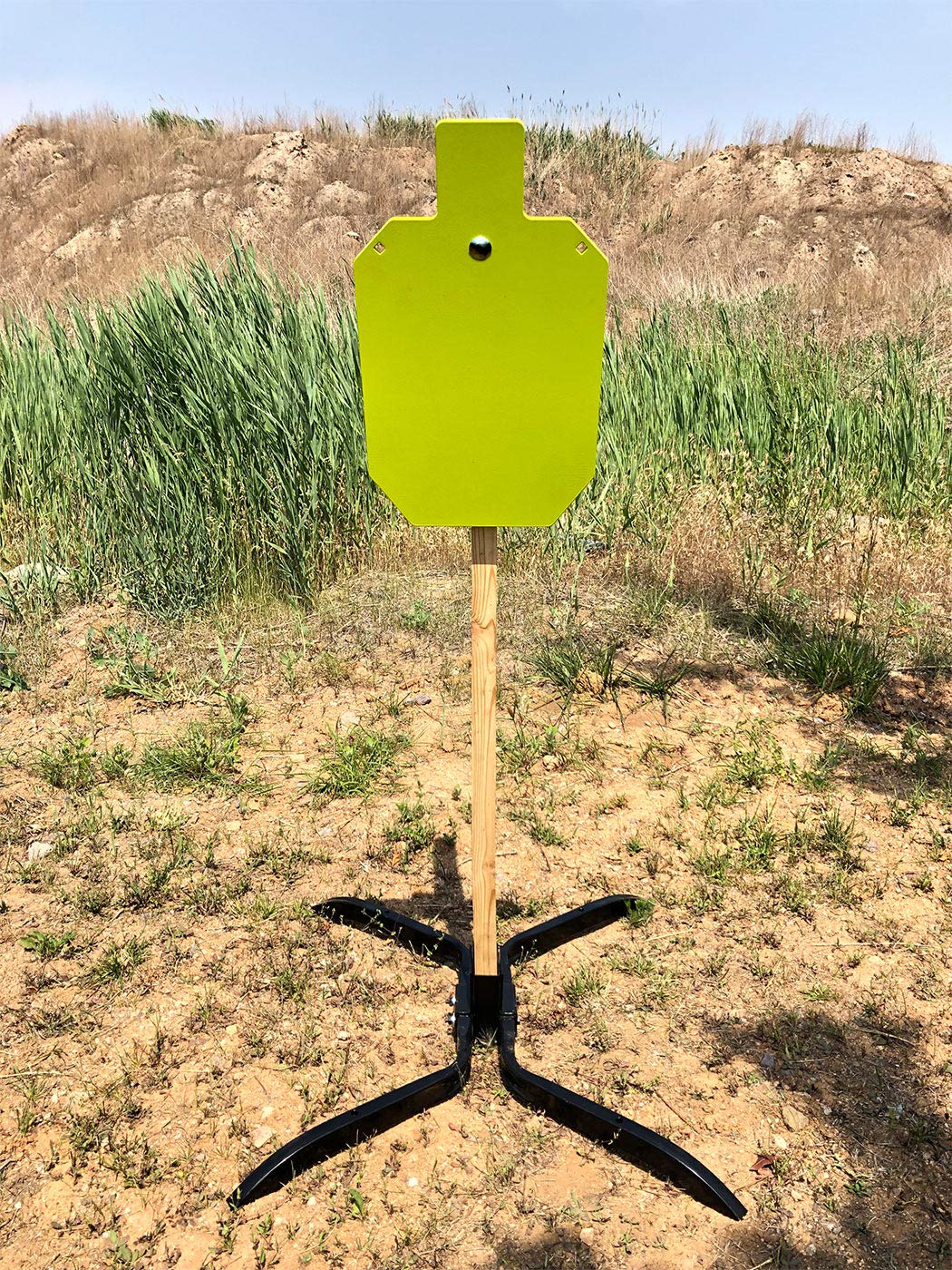Highwild Target Stand AR500 Steel Target System - 12"x 20"x 3/8" Silhouette with 2x4 Stand Mount Kit