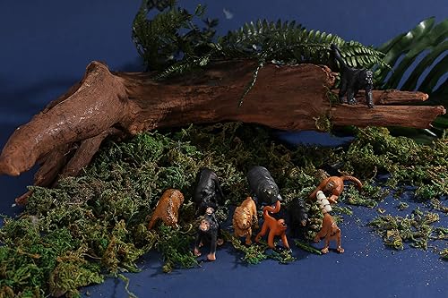 Miniatura 4 de Figuras de animales, juego de 24 piezas de juguetes de animales realistas con león, panda, mono, cebra, tigre, elefante, jirafa, etc., regalo de