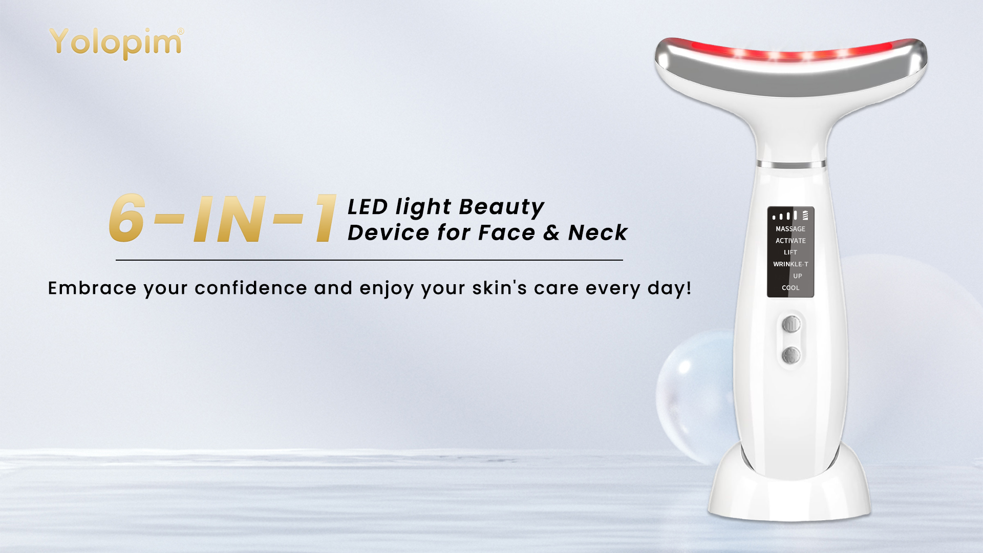 Amazon.com: Red Light Therapy for Face and Neck, 4 Color LED