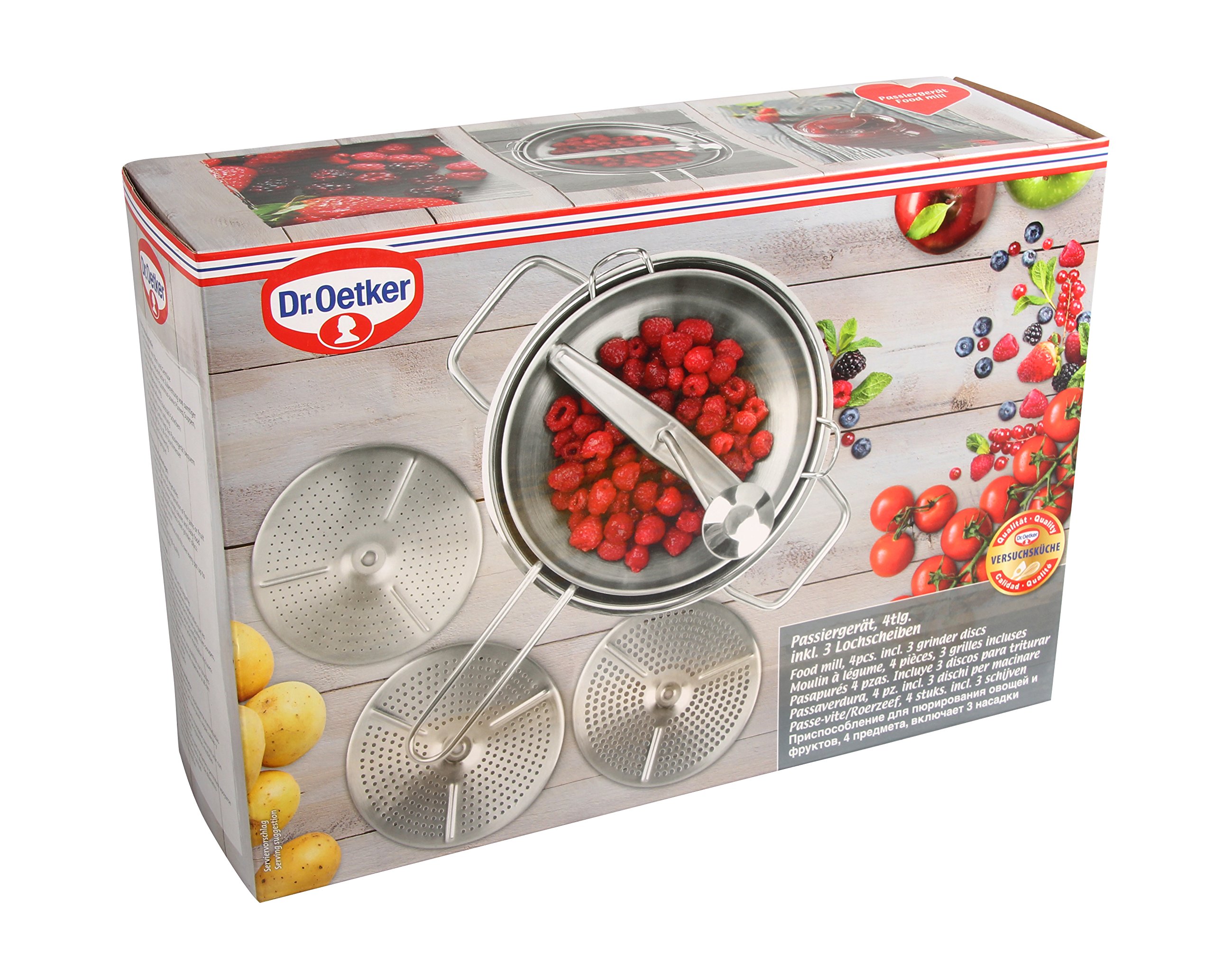 Dr. Oetker 3242 Masher, Plastic, silver, 32 x 19 x 8 cm