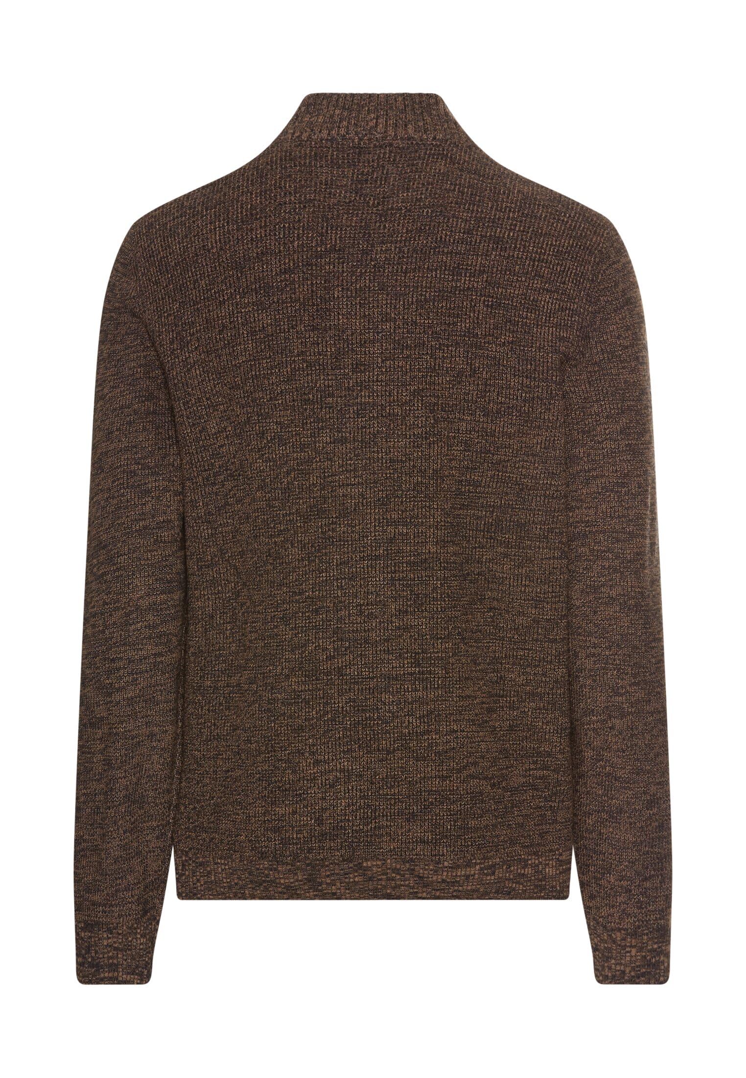 camel active Herren Strickjacke aus einem Soften Baumwollmix