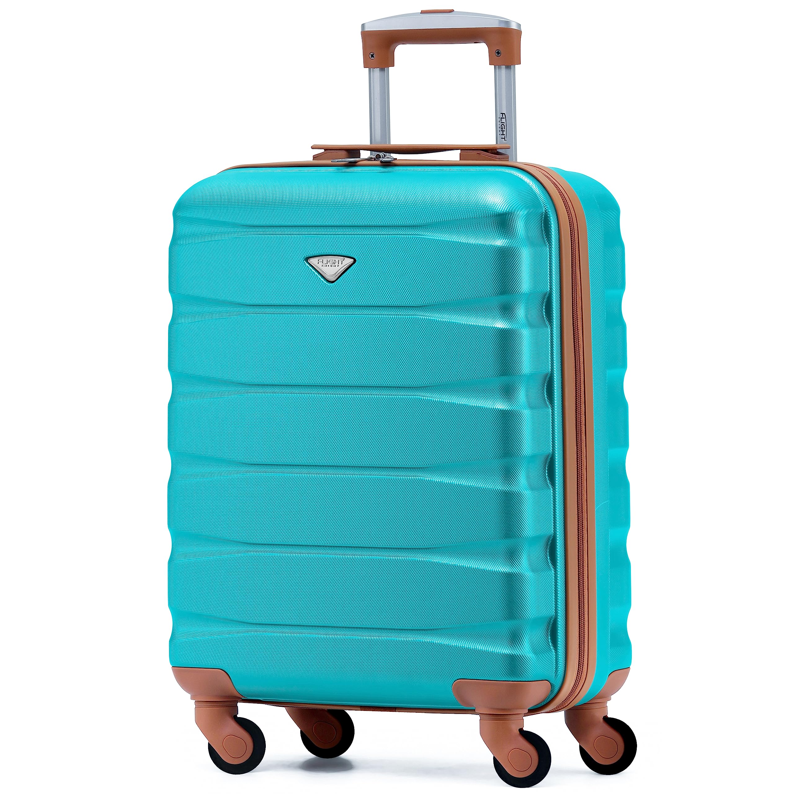 Flight Knight Lightweight 4 Wheel ABS Hard Case Medium Suitcase Approved for Over 100 Airlines Including easyJet, British Airways, Ryanair, Jet2, Emirates & Many More - Check-in Medium Size 25" — view 172
