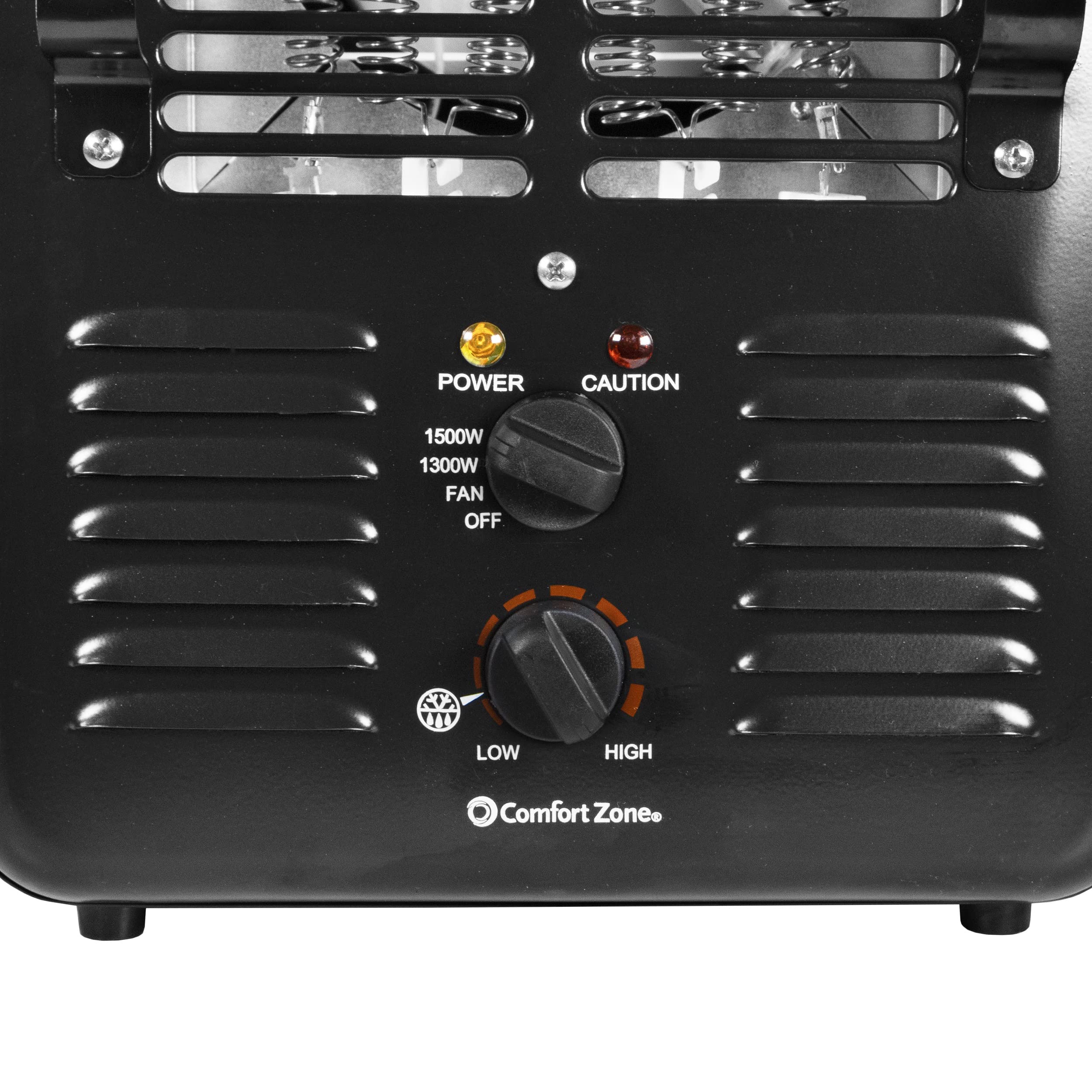 Amazon.com: Comfort Zone CZ799BK 1,500-Watt Milkhouse Style Electric  Portable Utility Heater with Adjustable Thermostat, Overheat Protection,  3-Prong Plug, and Safety Tip-Over Switch, Black : Home u0026 Kitchen