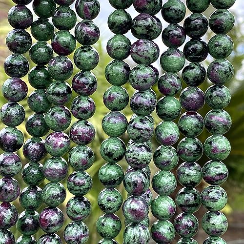 Miniatura 6 de ABCGEMS - Cuentas de anhidrita azul cielo peruano, también conocido como angelita (dureza de Mohs 3.5), piedra curativa energética de chakras, para