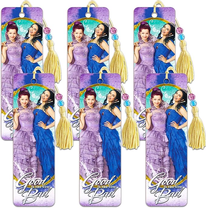 Descendants Party Favors Set Bundle Includes 6 Descendants Bookmarks