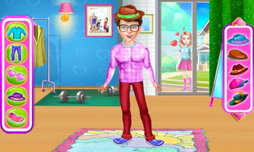 Nerd Garçon - Faire des exercices En forme & Style: Les garçons peuvent obtenir des conseils d'exercice et regarder plus beau avec ce jeu gratuit! – vue 6