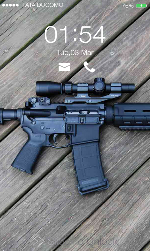 Rifle Lockscreen Wallpaper - Application sur Amazon Appstore
