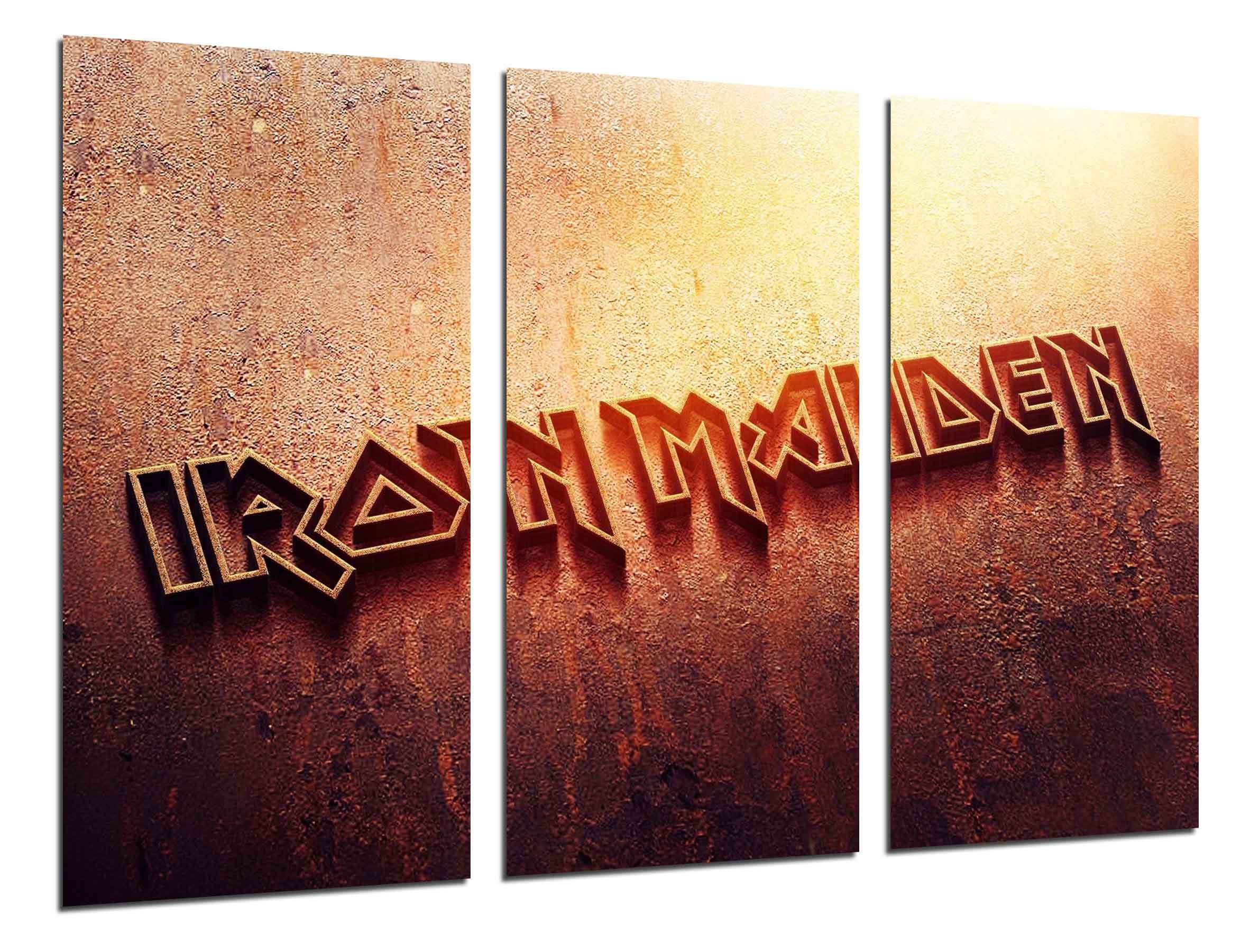 Quadro Su Legno, Iron Maiden, Rock, Music, 97 x 62cm, Stampa in qualita fotografica. Ref. 26269