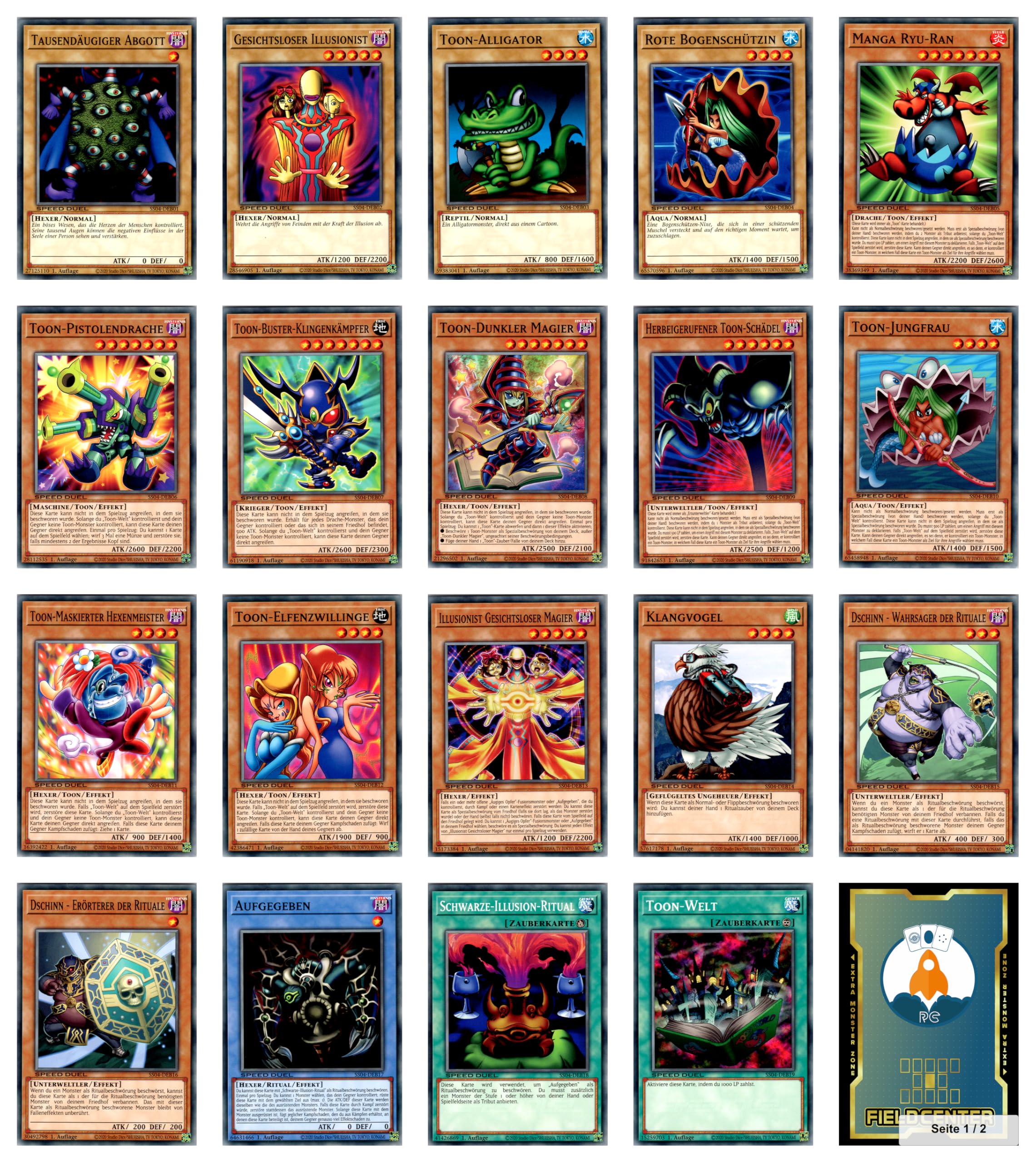 yugioh pegasus deck list Maximillion - 32 Karten - sofort spielbereit - Speed Duel Starter Decks: Match of the Millennium - 1. Auflage - Deutsch - Color:Walnut SFC Shining Fates Complete Master