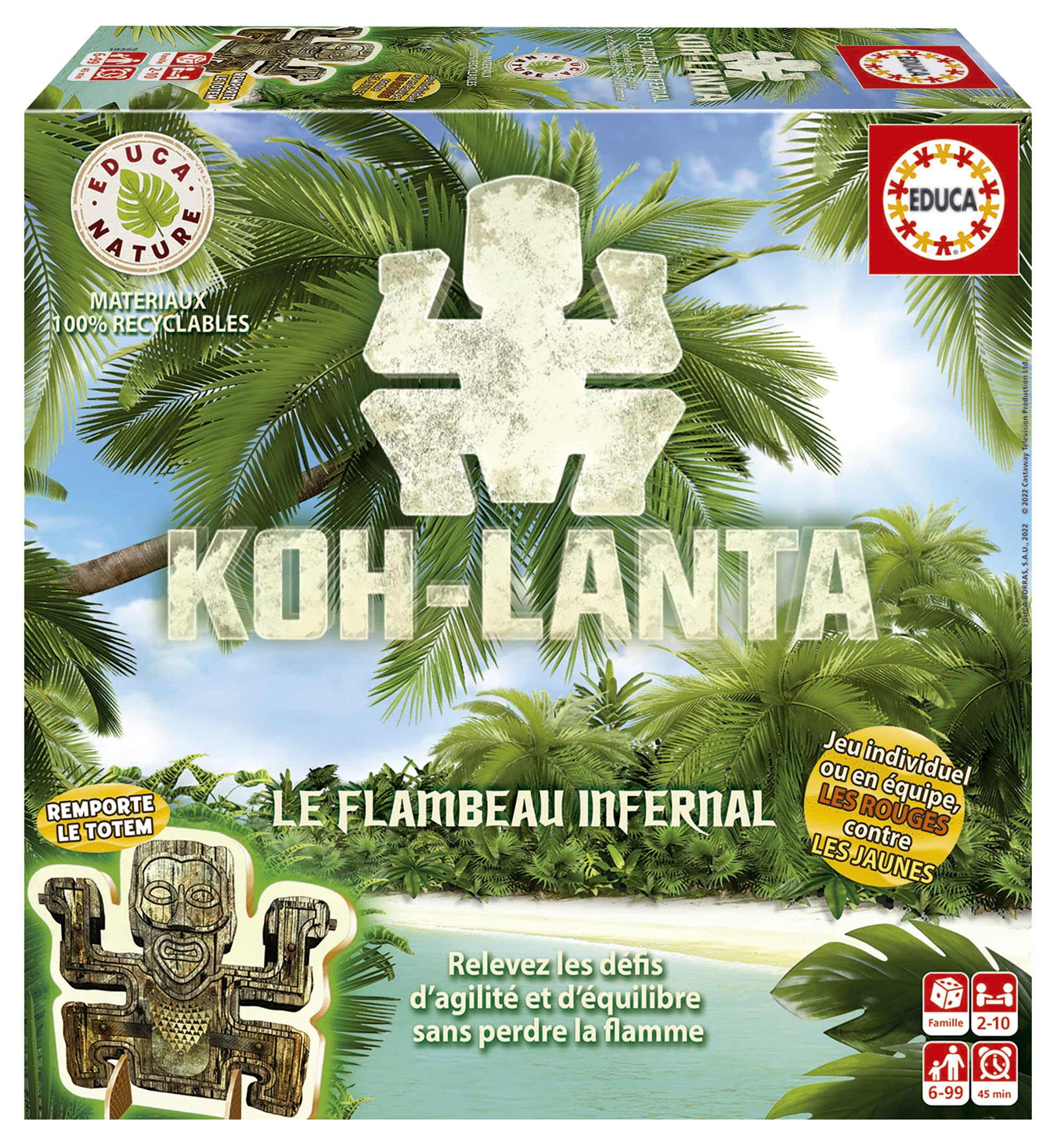 Koh Lanta - Jeu de société - EDUCA
