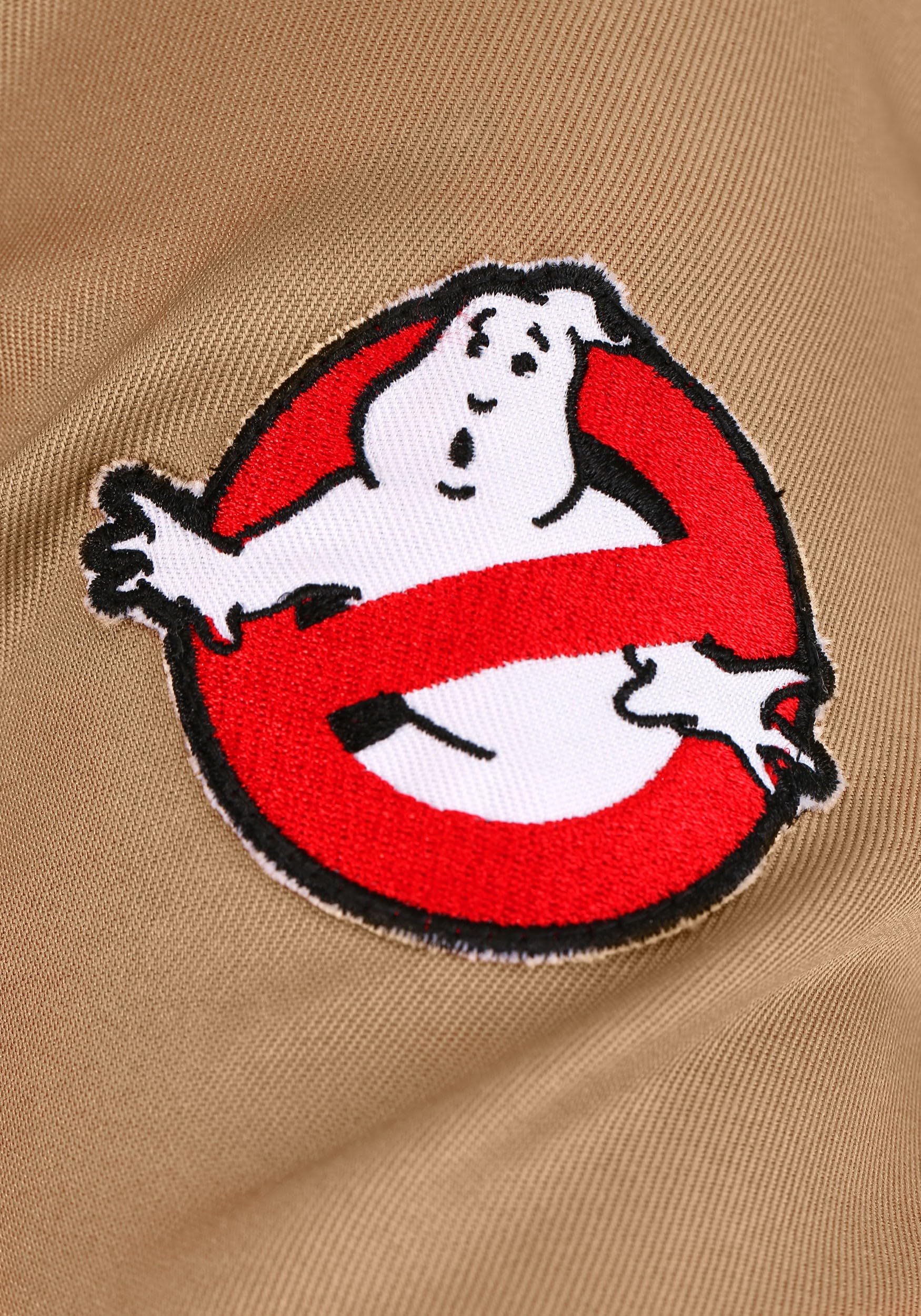 Ghostbusters Adult Jumpsuit Fancy Dress Costume Womens, Khaki Ghost Catcher Halloween Outfit