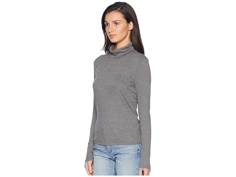 

Joe's Jeans Harriette Turtleneck (Heather Grey) Women's Clothing, Gray