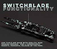 Vista 3 de Links Golf Herramienta de divot de golf con botón emergente plegable y marcador de bola de golf magnético - Herramienta de divot de golf patentada