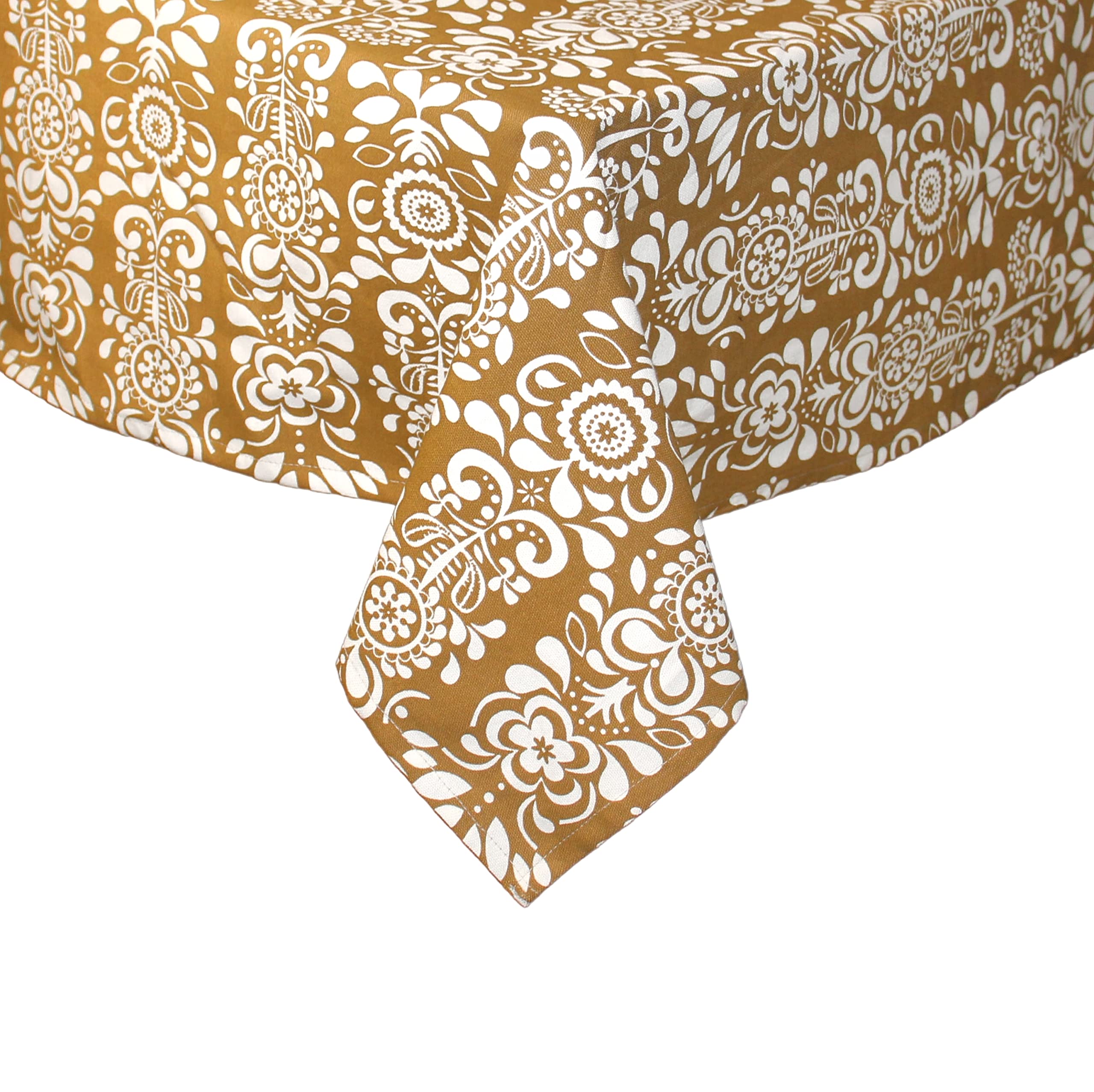 SHADES OF LIFE Cotton 6 Seater Plain with Paisley Border Dining Table Cover (60 * 90inch) (Beige and White) (B09N1JZF4S) Amazon Price History, Amazon Price Tracker