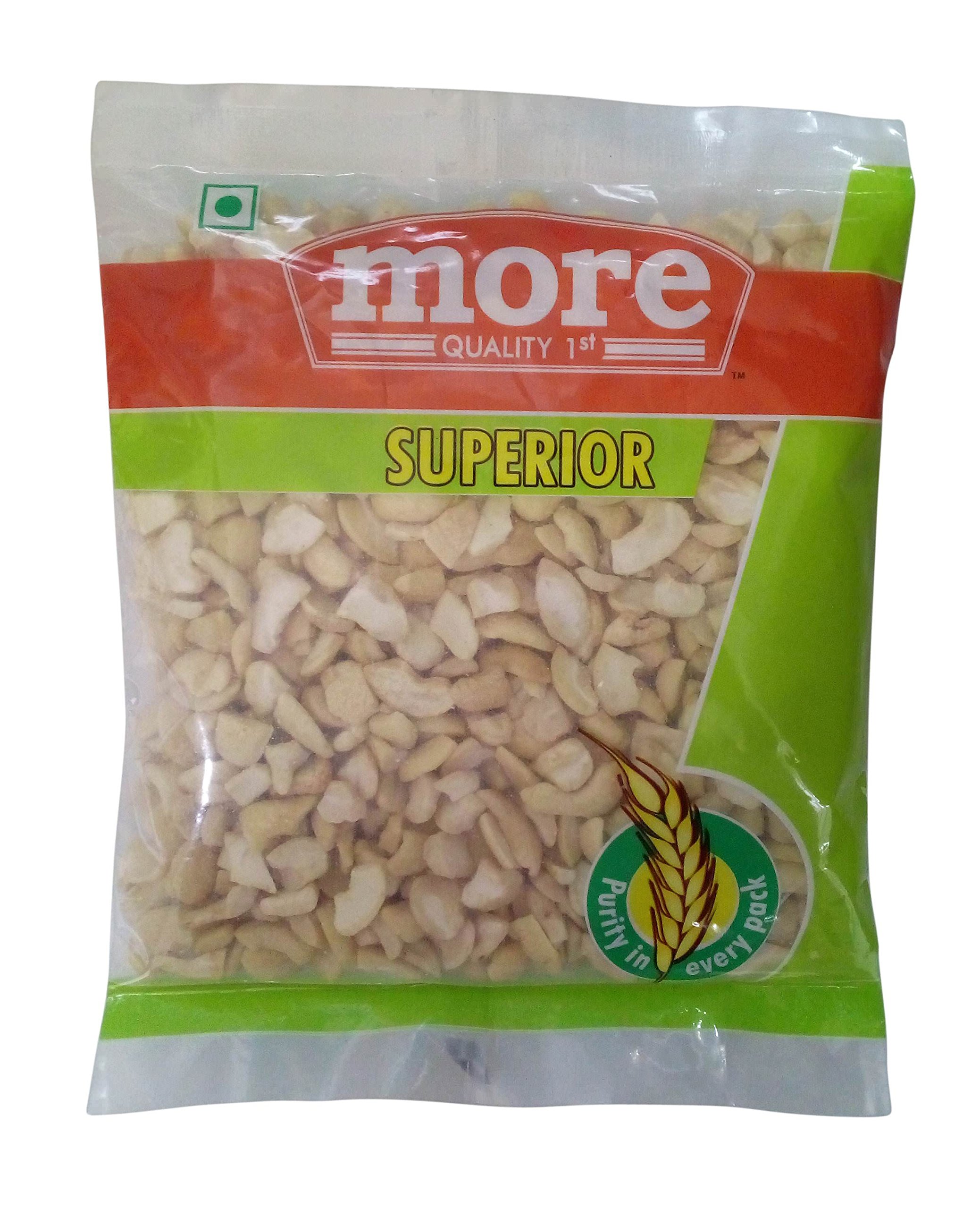 More Superior Dry Fruits - Cashew (Kaju Tukadi) 4 Pcs, 200g Pouch (B078T3MPC3) Amazon Price History, Amazon Price Tracker