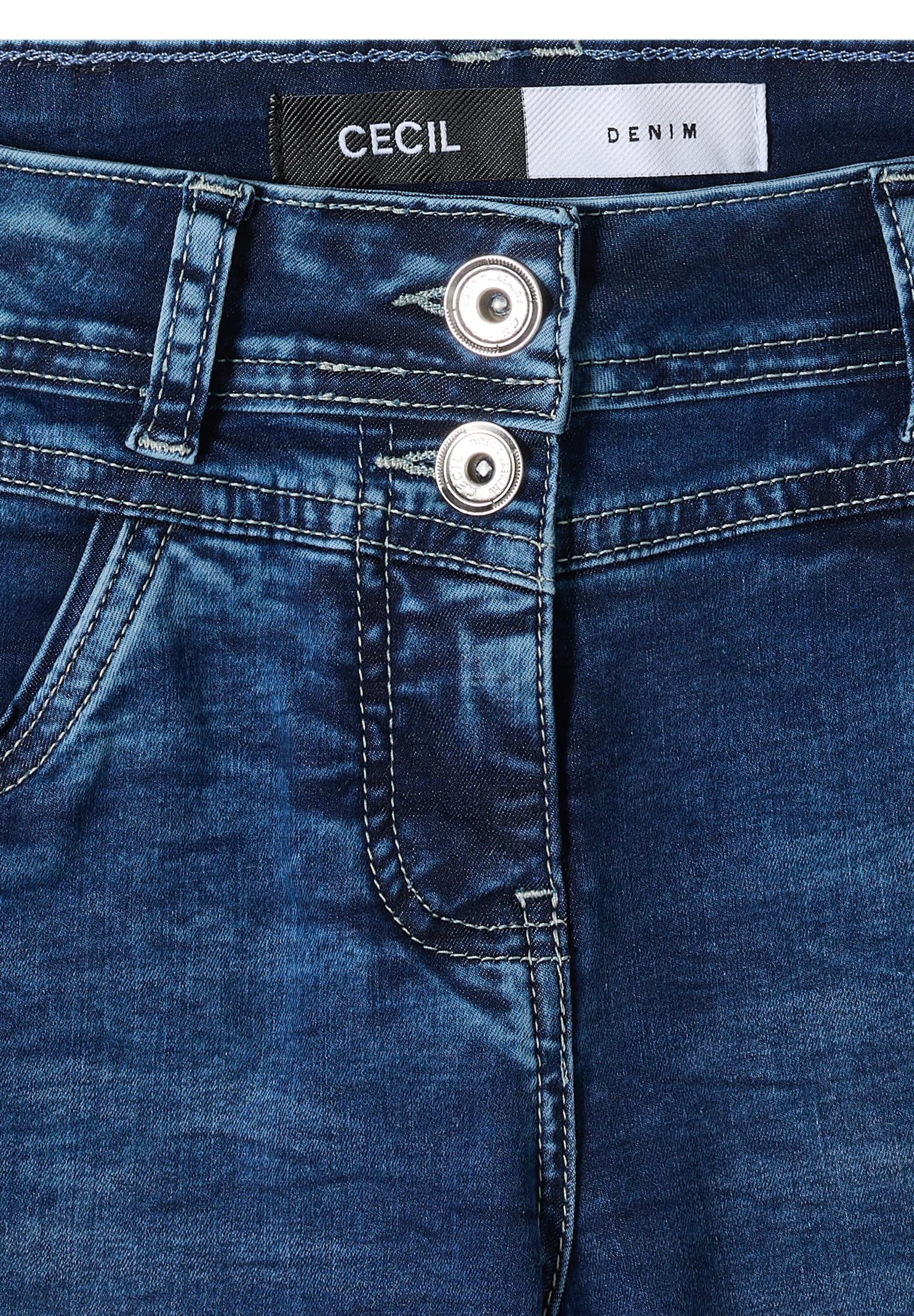 Cecil 3817766 - Short en Jean Slim - Bermuda/Short - Femme