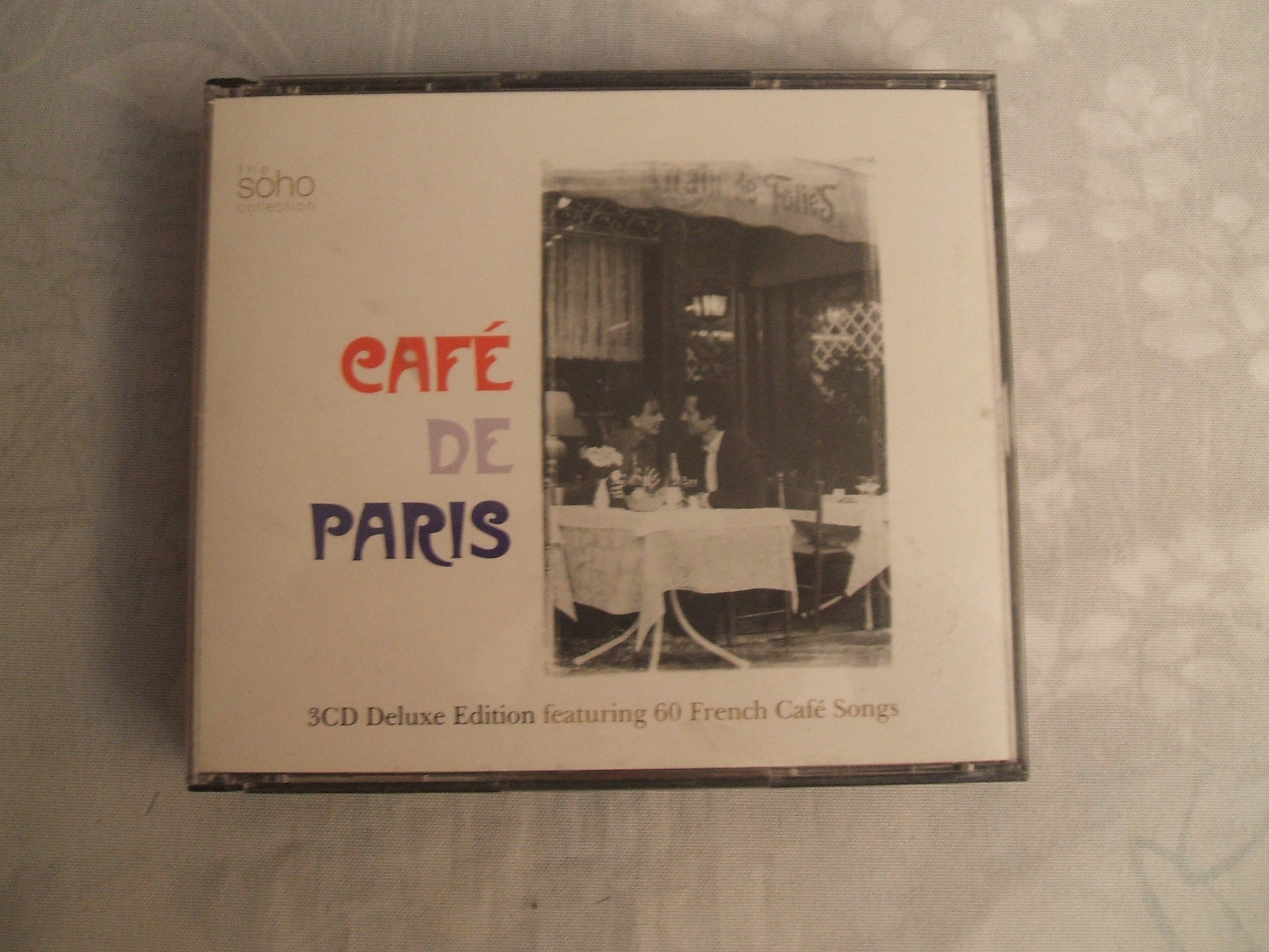 Various Artists Café de Paris CD set Europe Soho 2002 3 X CD in large jewel case