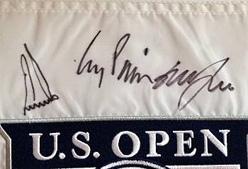 Amazon.com: Pebble Beach U.S. Open golf signed flag 25