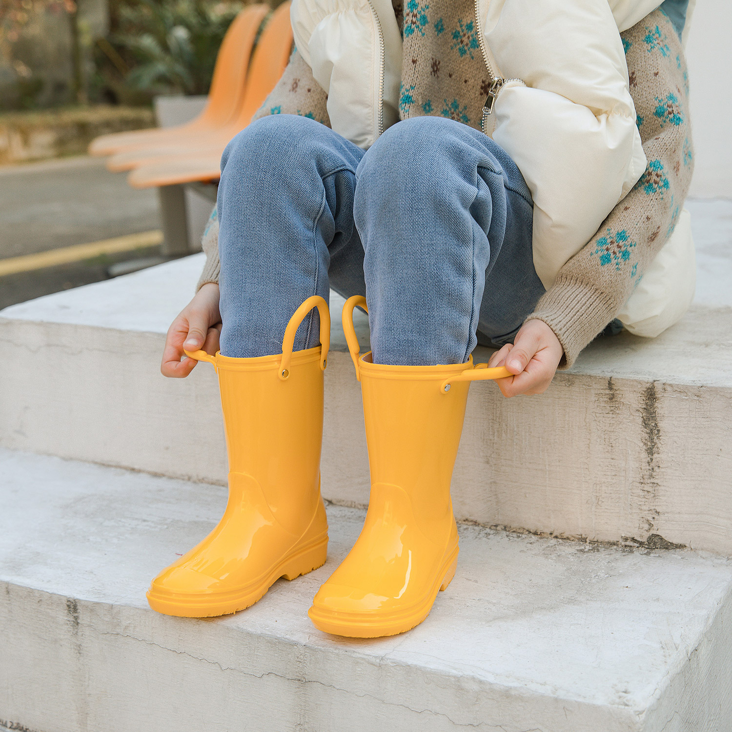 rain boots for