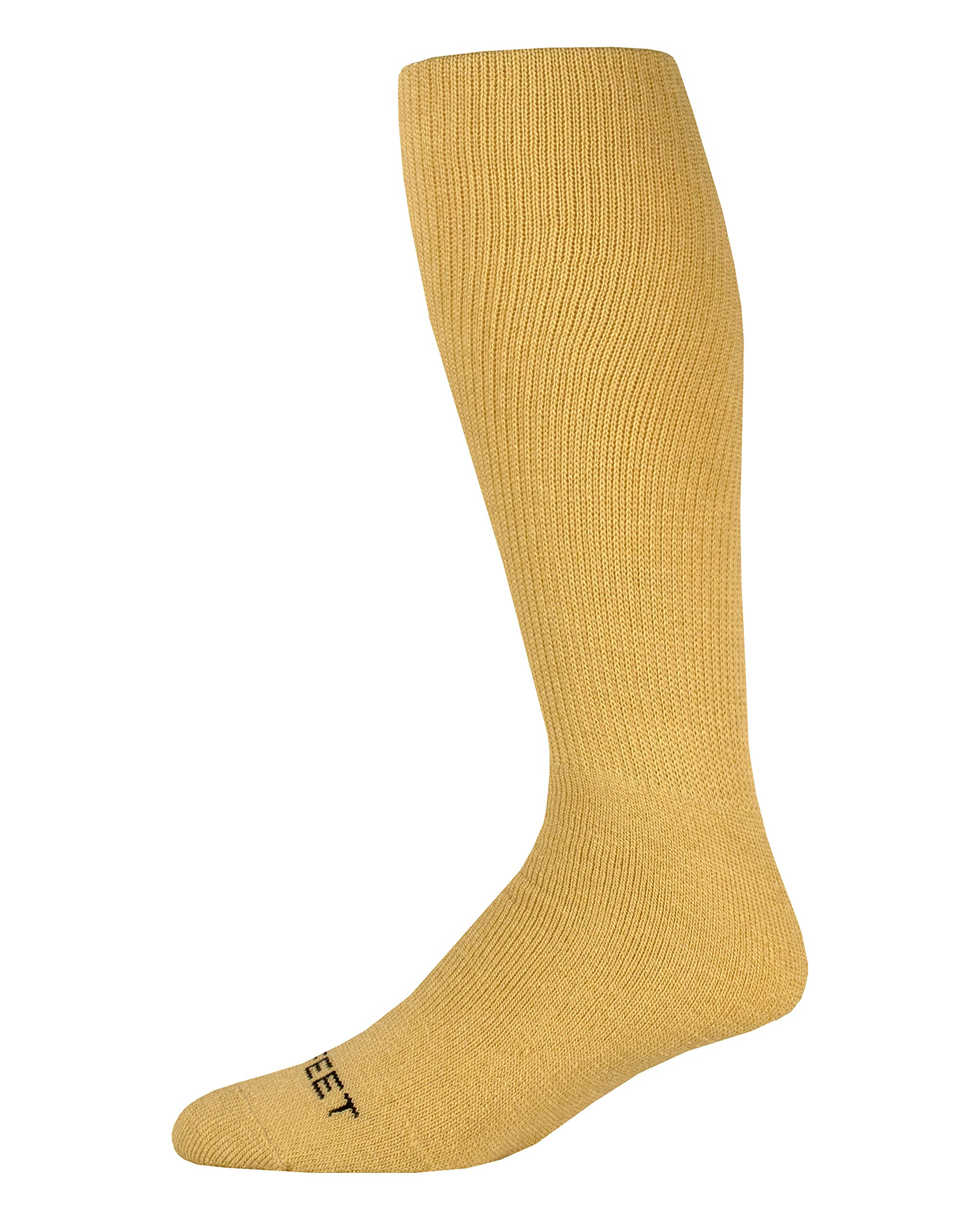Pro FeetMulti-Sport Cushioned Acrylic Tube Socks, Vegas Gold, Small/Size 7-9