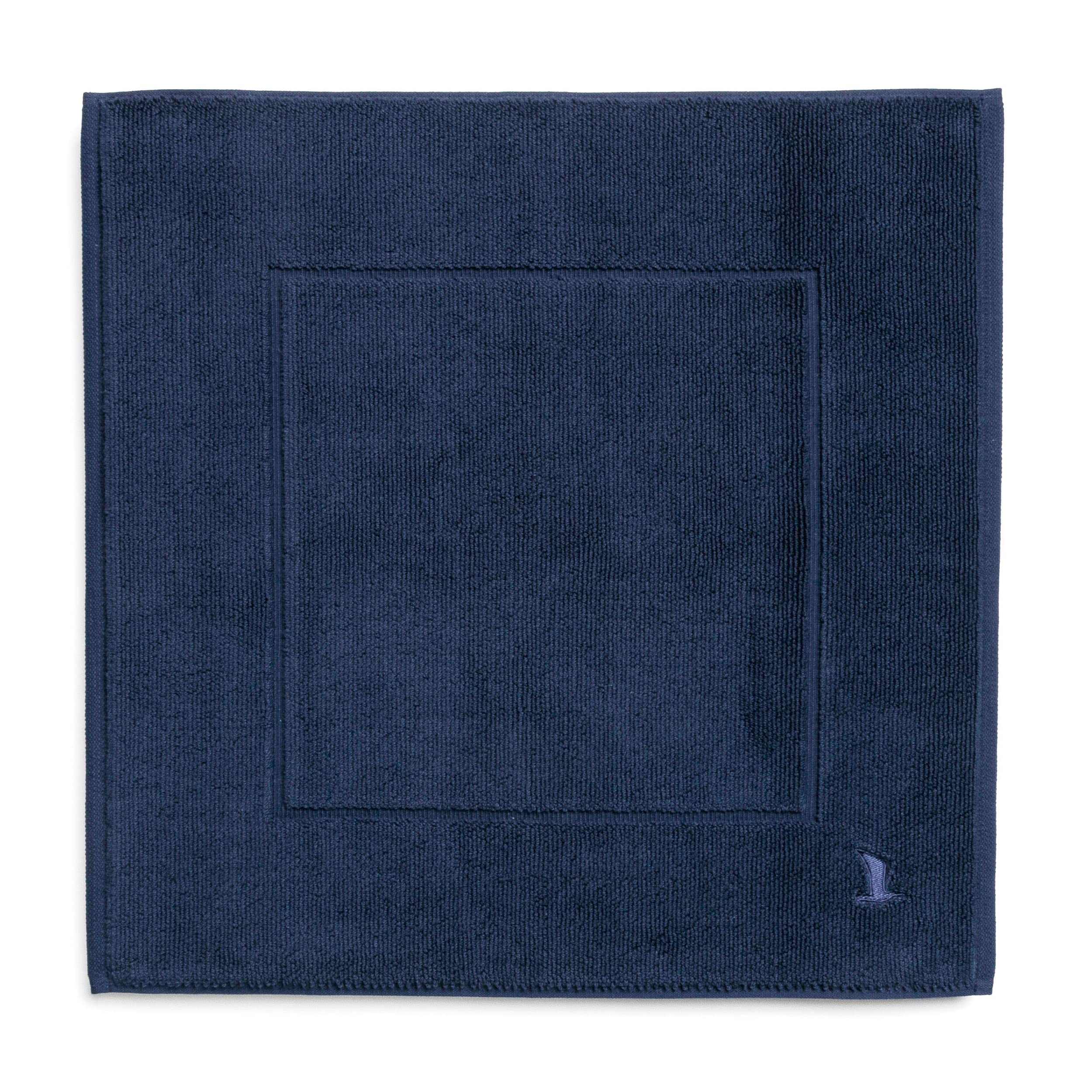 möve Superwuschel Badteppich 60 x 60 cm aus 100% Baumwolle, deep sea