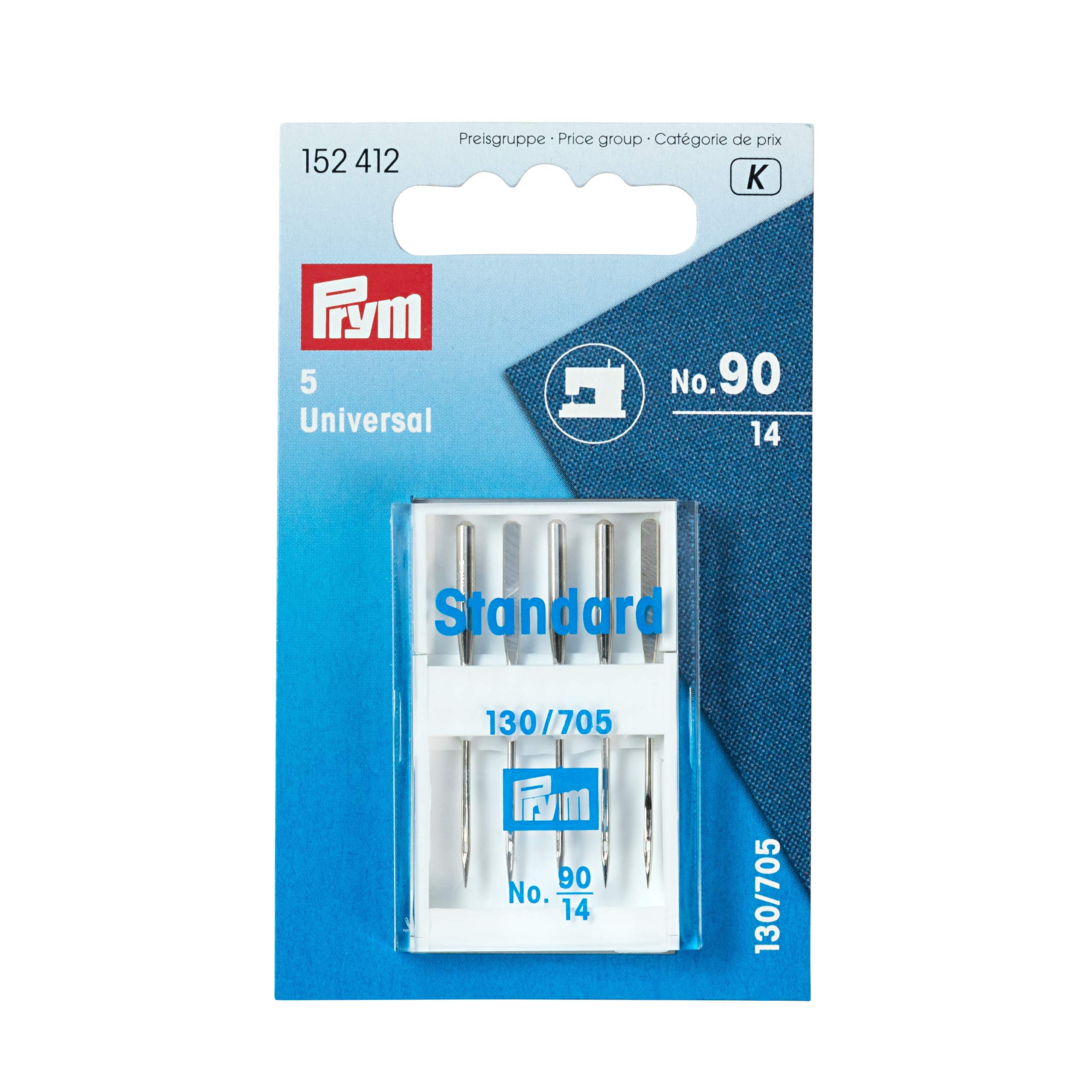 Prym Silver - Universal (90-40) Sewing Machine Needles - 1 Unit