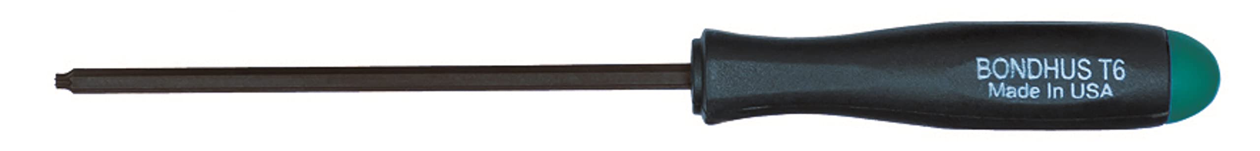 Tournevis à pointe Bondhus 12706 T6 Ballstar pour éviter l'usure des vis de 6,6 cm