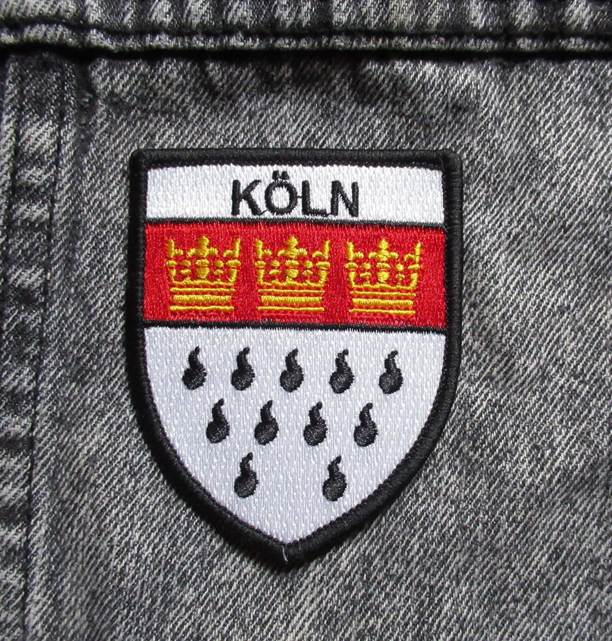 Écusson Brodé Thermocollant Digni – Reichskriegsflagge Allemagne, 8 X 6 Cm, Couleur Vive, à Coudre Ou Repasser