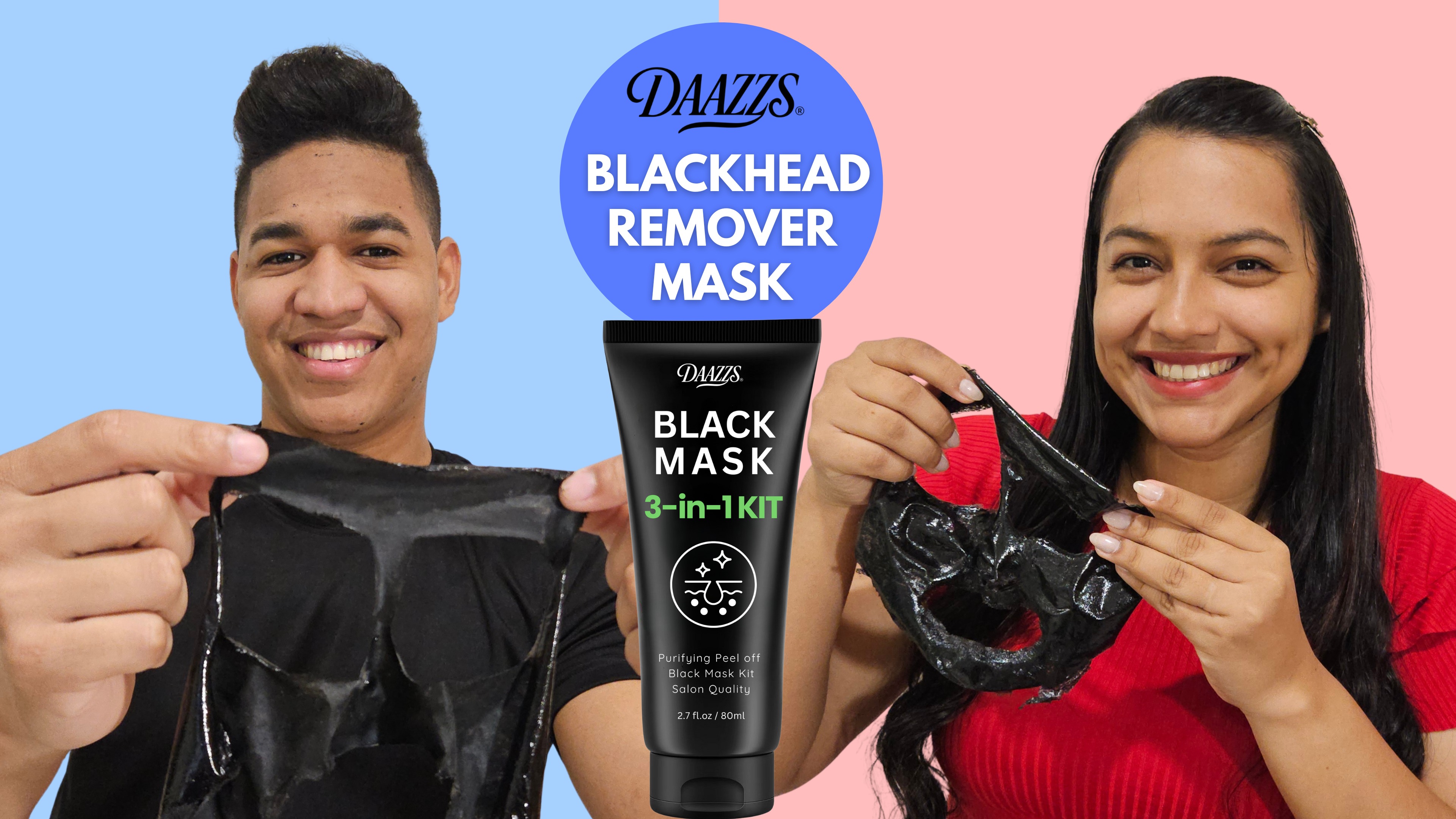 Amazon.com : DAAZZS Blackhead Remover Mask: Charcoal Peel Off Face