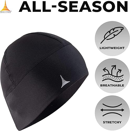 Miniatura 3 de Gorro para correr o forro para casco máxima retención térmica y absorción de la humedad Se ajusta debajo de cascos