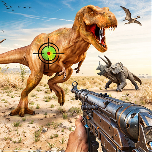 Wild Dino Hunting Gun Simulator Sniper Shooting Games