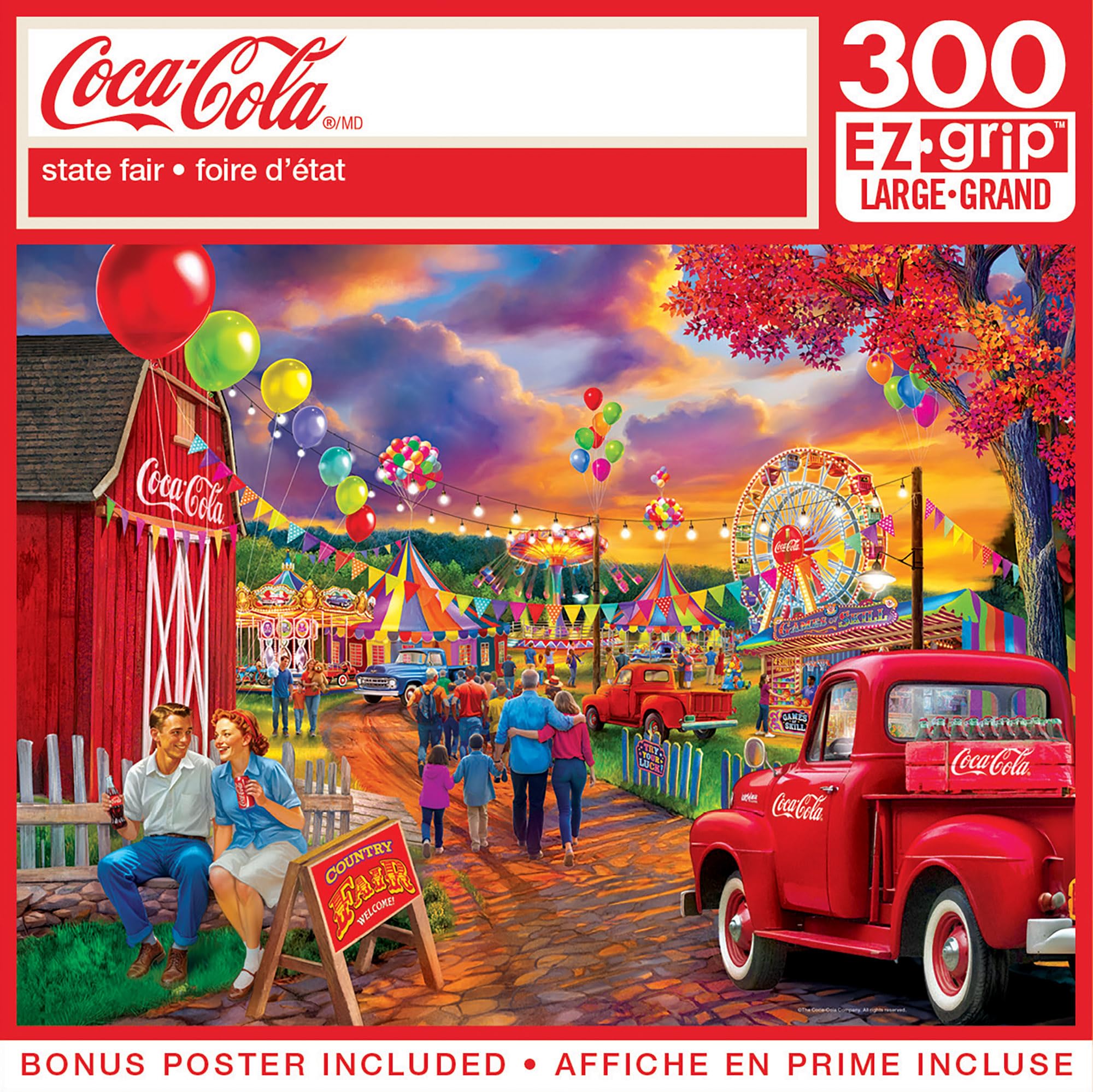 Coca-Cola Barn Dance Puzzle - 300 Piece Jigsaw -8