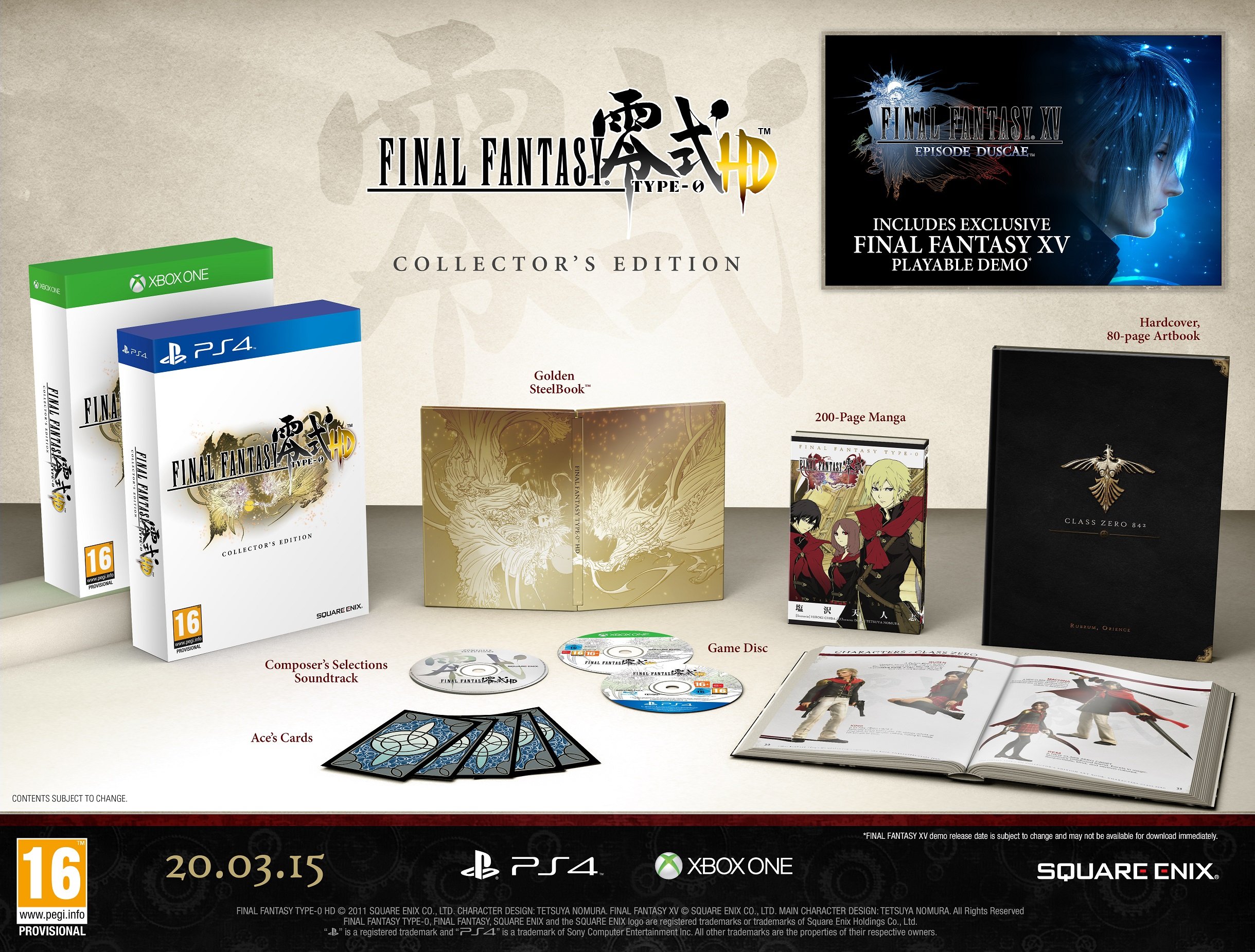 Final Fantasy Type-0 HD - Collector's Edition (PS4) : Amazon.co.uk