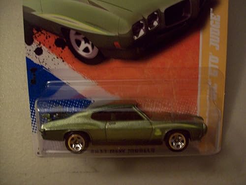 Hot Wheels 2011 Nuevos Modelos Verde 1970 Pontiac GTO Judge