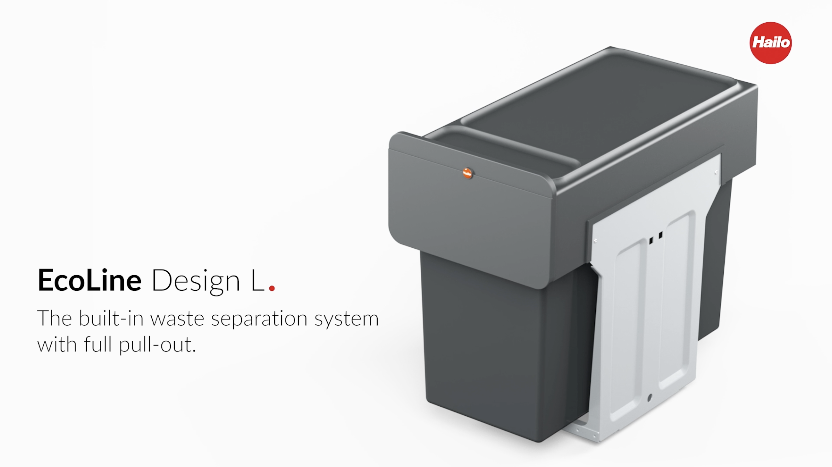 Amazon.com: Hailo Ecoline Design L | Built-in Pull-Out Waste