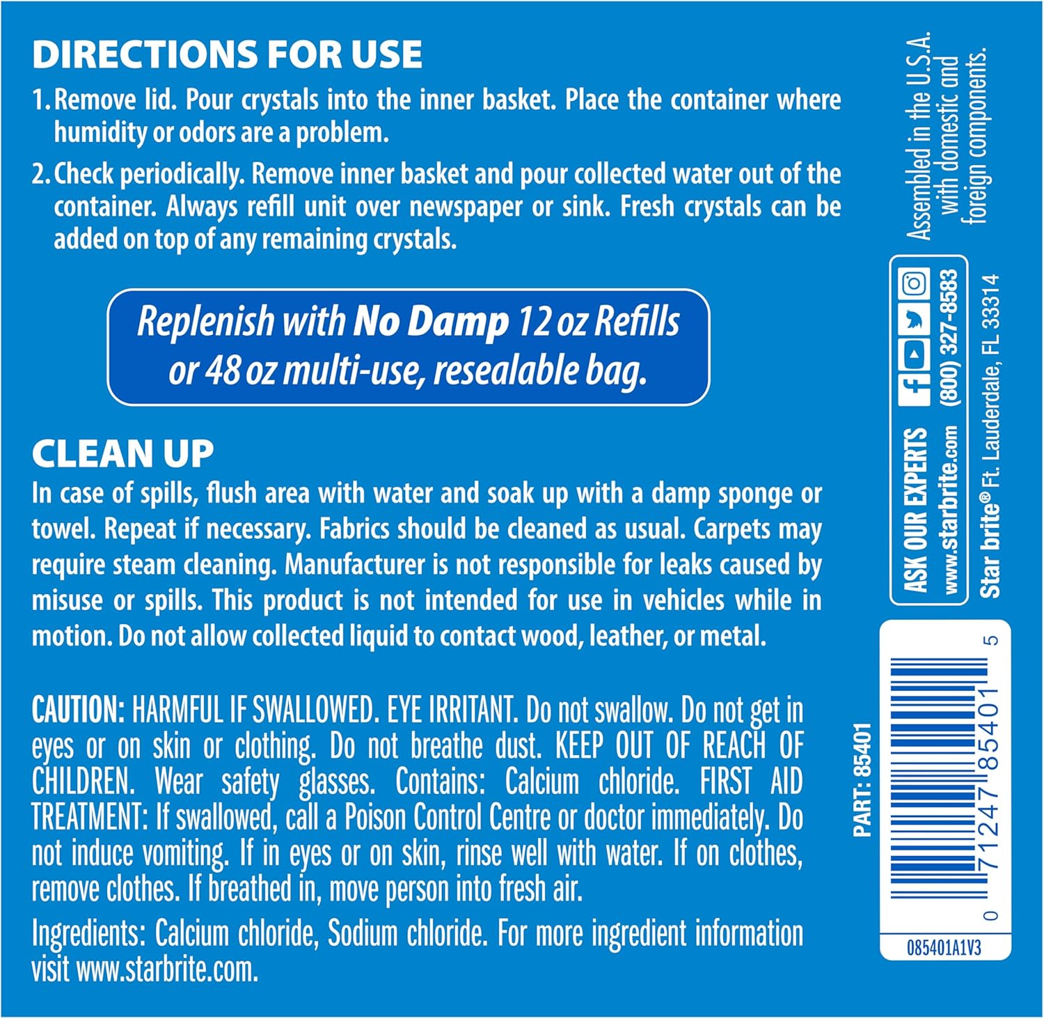 Star brite No Damp Dehumidifier 36 oz Bucket