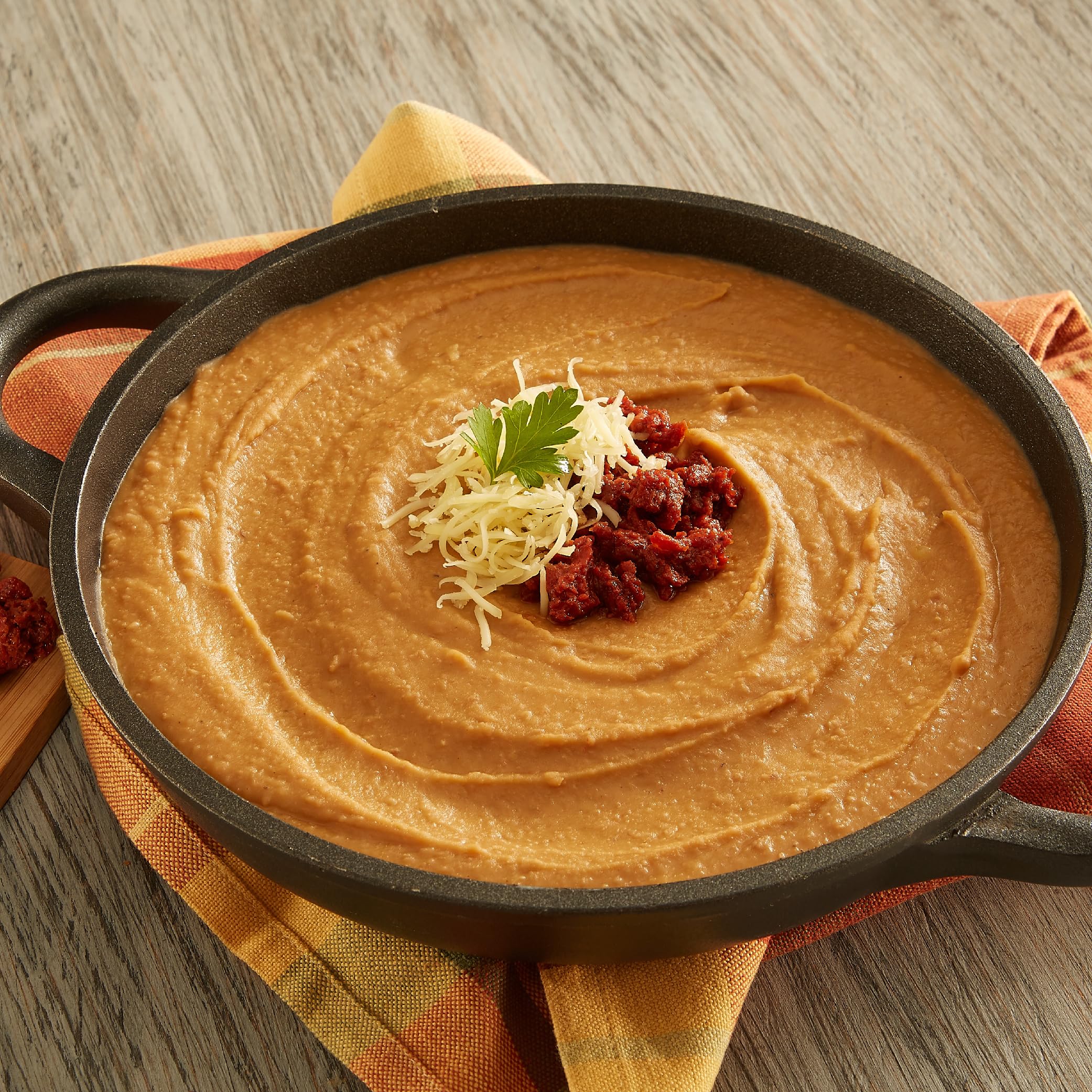 Chata Mexican Refried Beans with Chorizo and Cheese, 15.2 oz (Pack of 3)