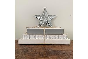 Minimalistic Gray and White Decor Farmhouse Stacked Books