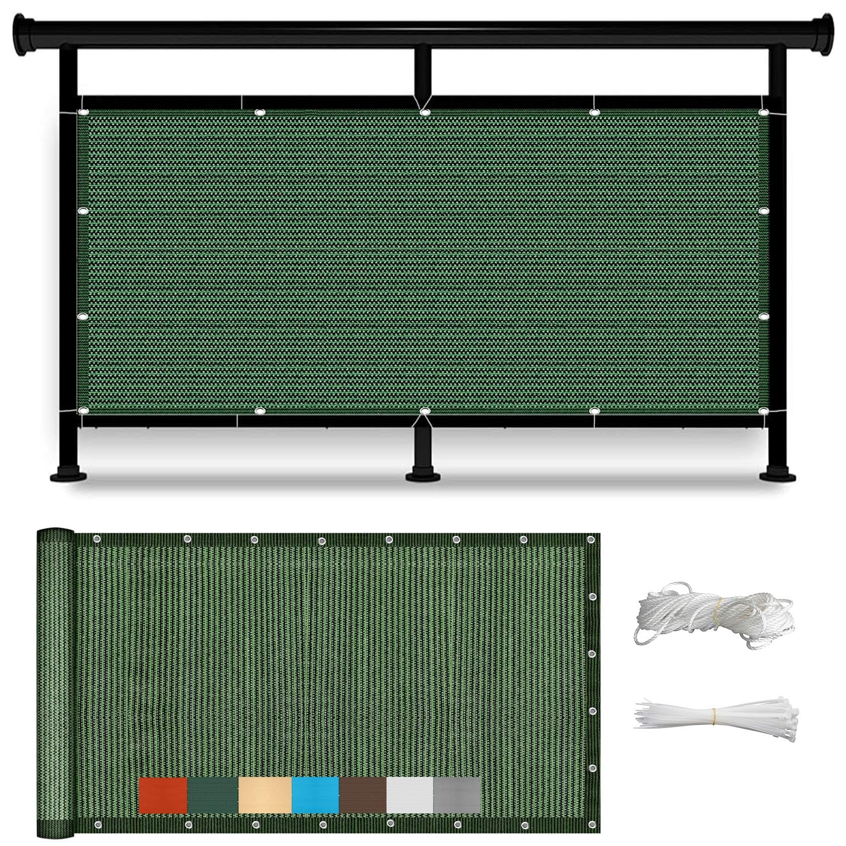 Bâche pour balcon anti vis-à-vis pour sécuriser votre extérieur