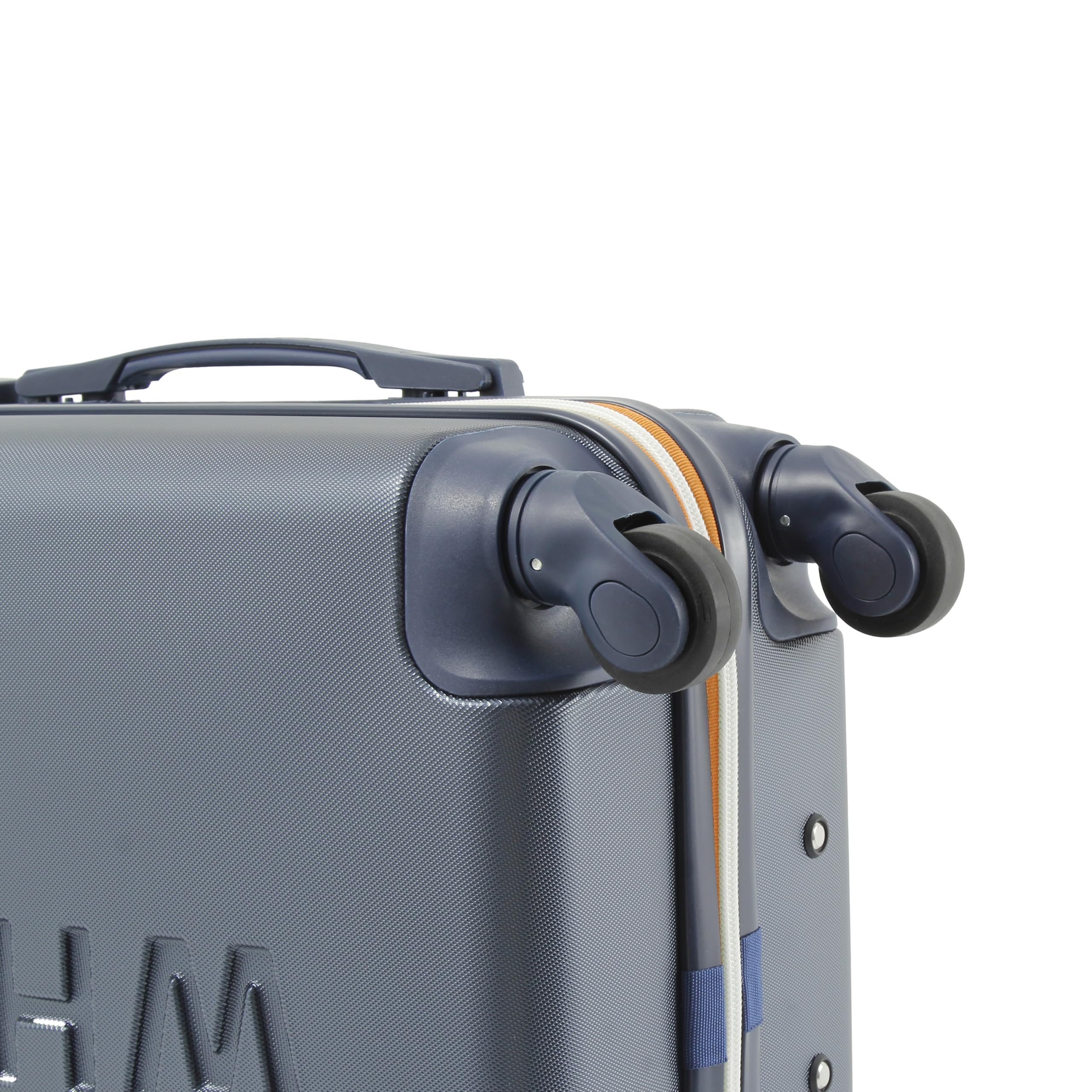 WHYGO - Trolley Bagaglio a Mano 55x40x20 con Ruote 360º - Rigido, Antiurto e Antigraffio - Capienza 44 Litri, Compatibile con Ryanair ed EasyJet - NAVY