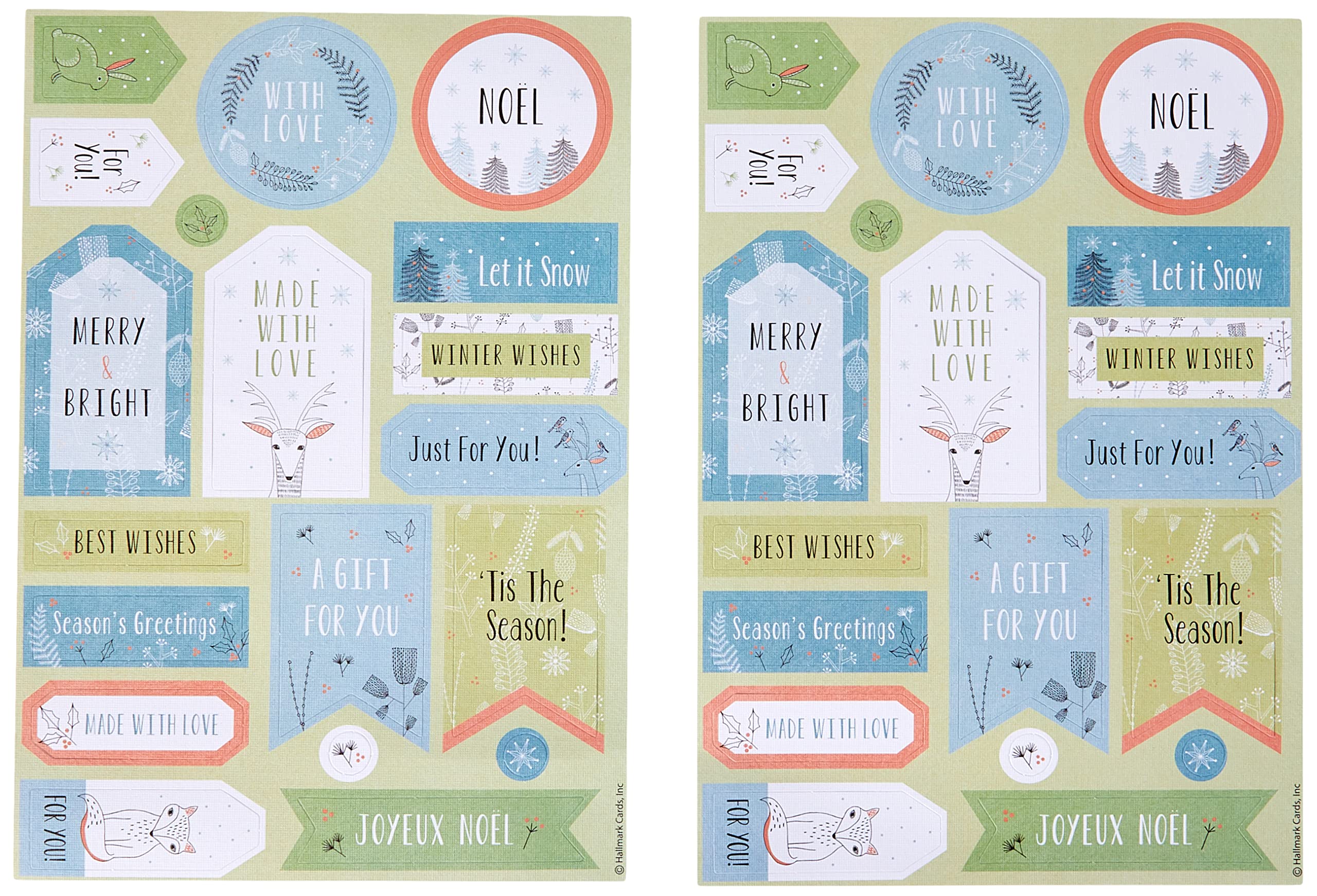 Papermania Multi Die-Cut Sentiments & Toppers (38 Pieces)