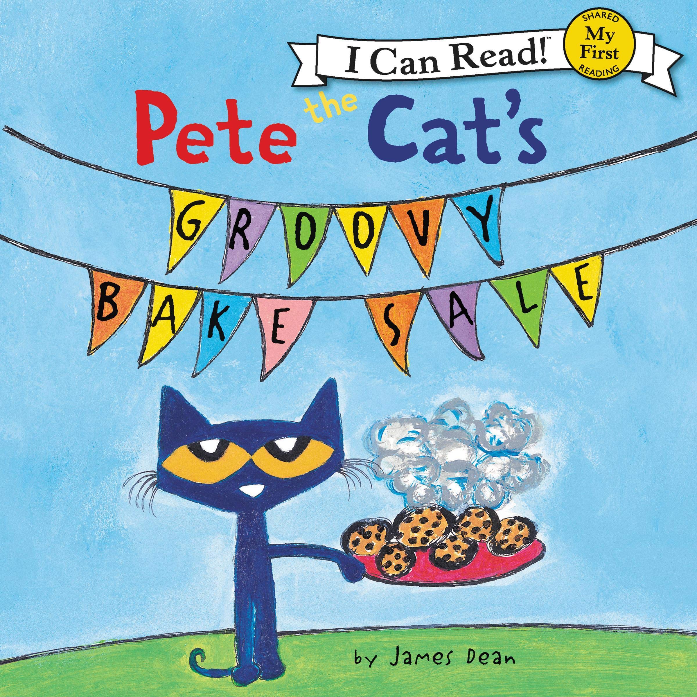 Cover art for Pete the Cat's Groovy Bake Sale