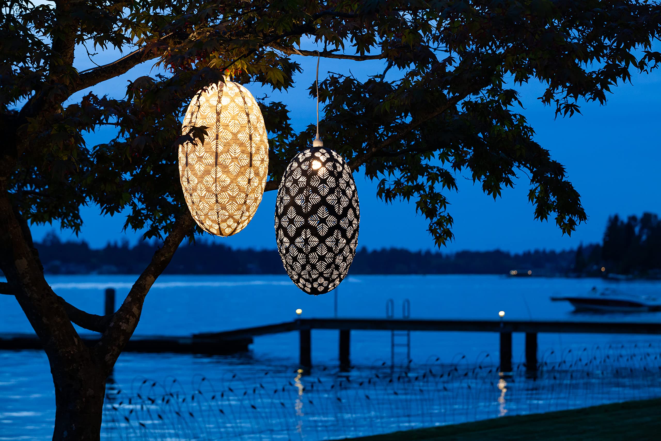 Amazon.com : Allsop Home & Garden 32366 Soji Stella Geo Palm Pod