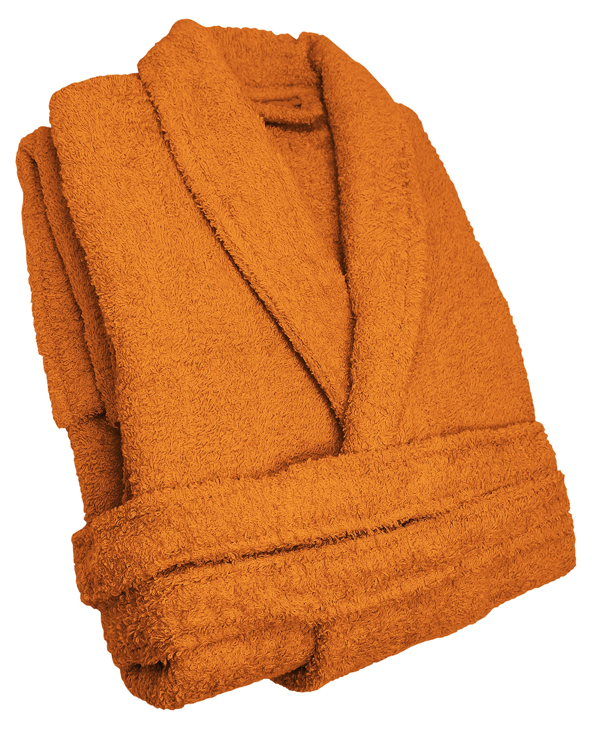 LEBENGOOD - Accappatoio unisex da donna e uomo, 100% cotone spugna americana 400 g, con cintura, tasche