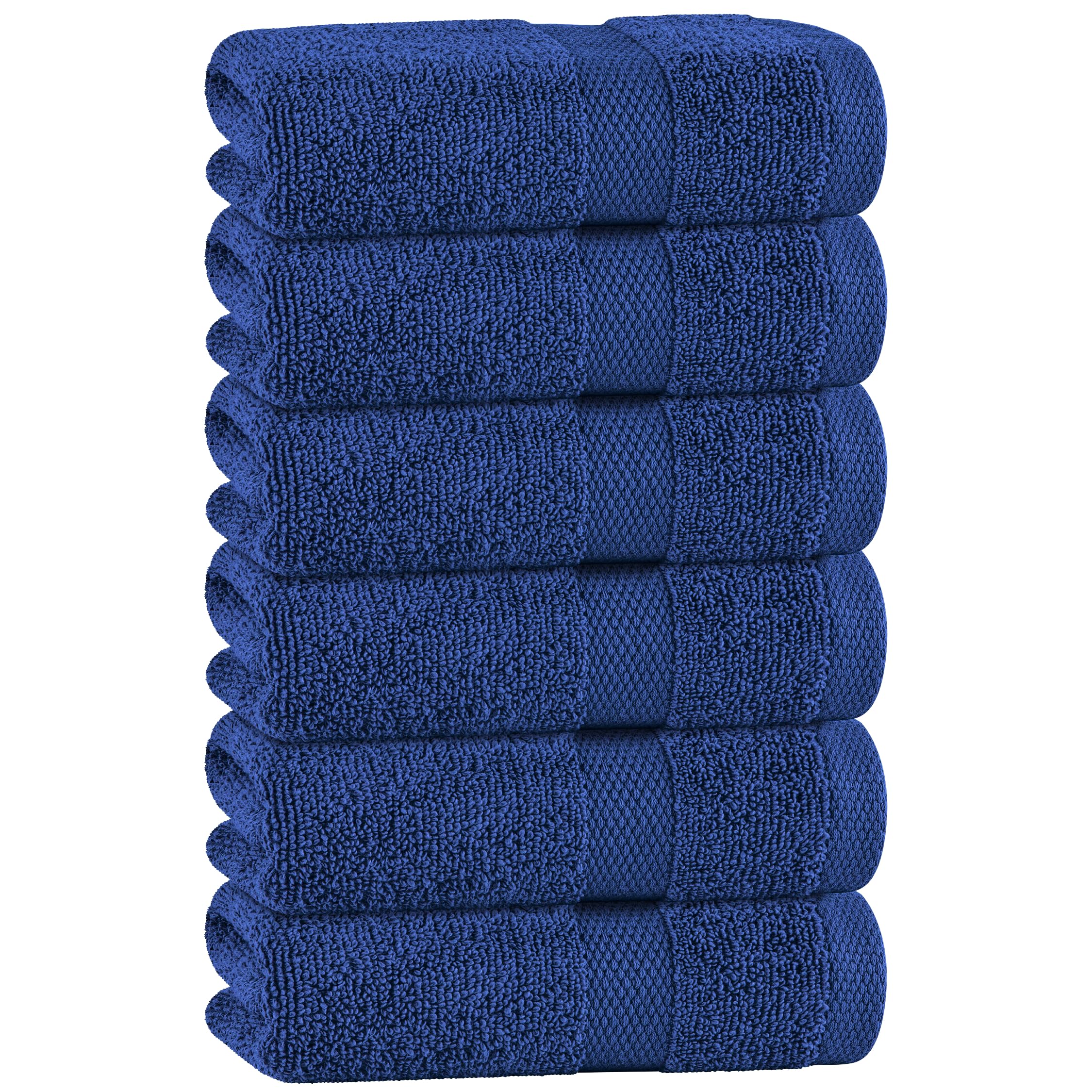 Wealuxe White Bath Towel Set - 6-Piece Absorbent Cotton -31