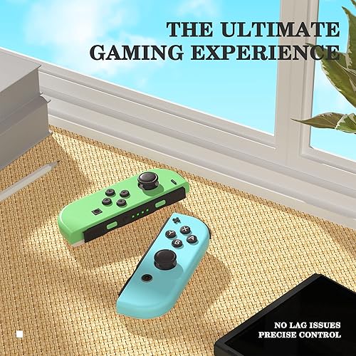 Miniatura 7 de SINGLAND Joy Cons for Switch Controllers, Wireless Joycon Replacement Compatible for Switch Joycons, Left and Right Switch Controller Joycon Support