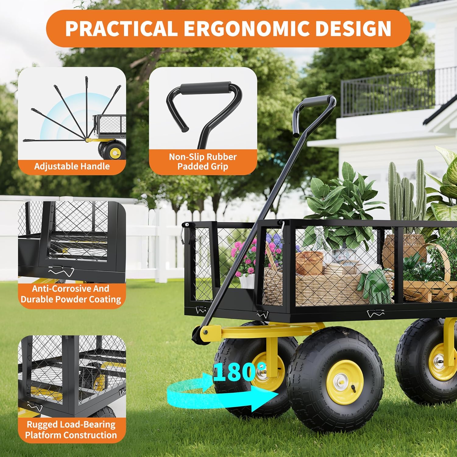 Unleash Gardening Freedom: The Ultimate Metal Wagon Review